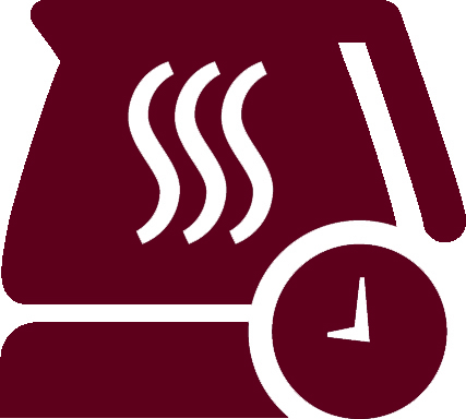 وقت الحفاظ على السخونة قابل للضبط من 10 دقائق إلى ساعتَين