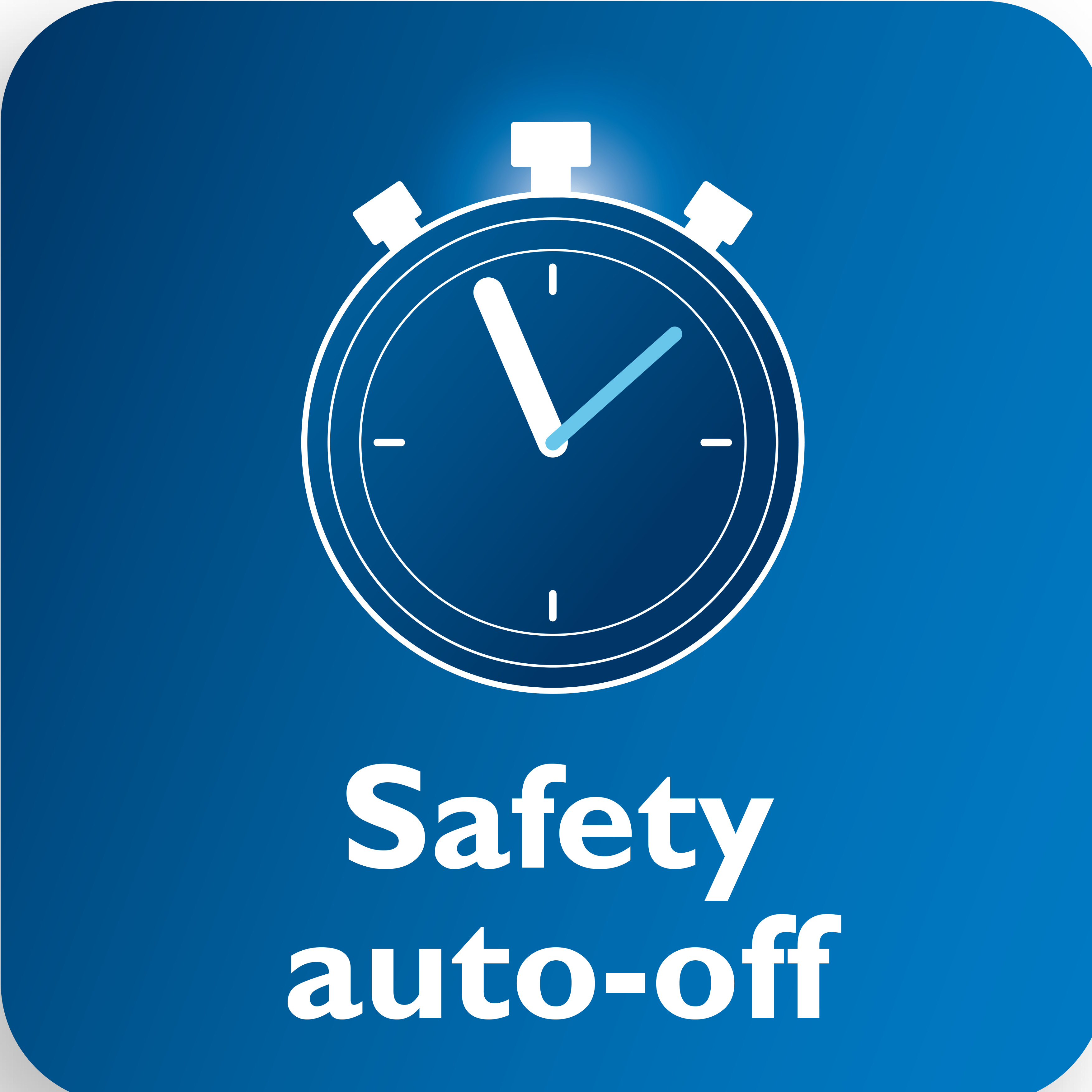 Iron switches off automatically when left unattended