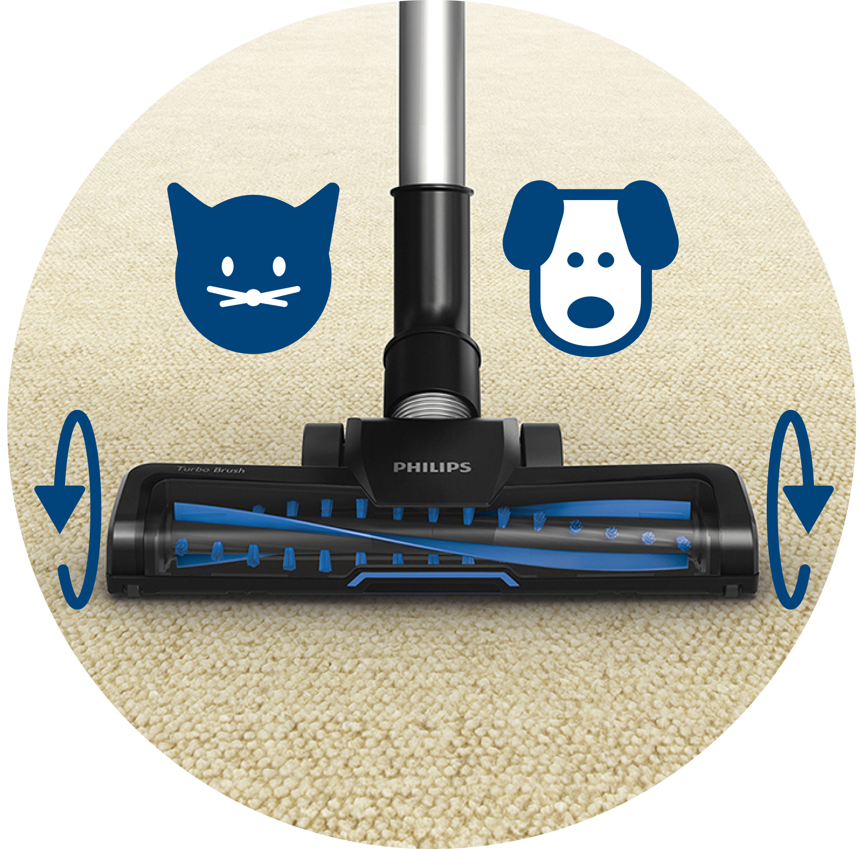 Turboszczotka, idealna do mieszkań, w kt&oacute;rych przebywają zwierzęta