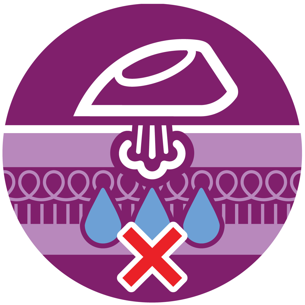 Smooth ironing without water drips on the floor