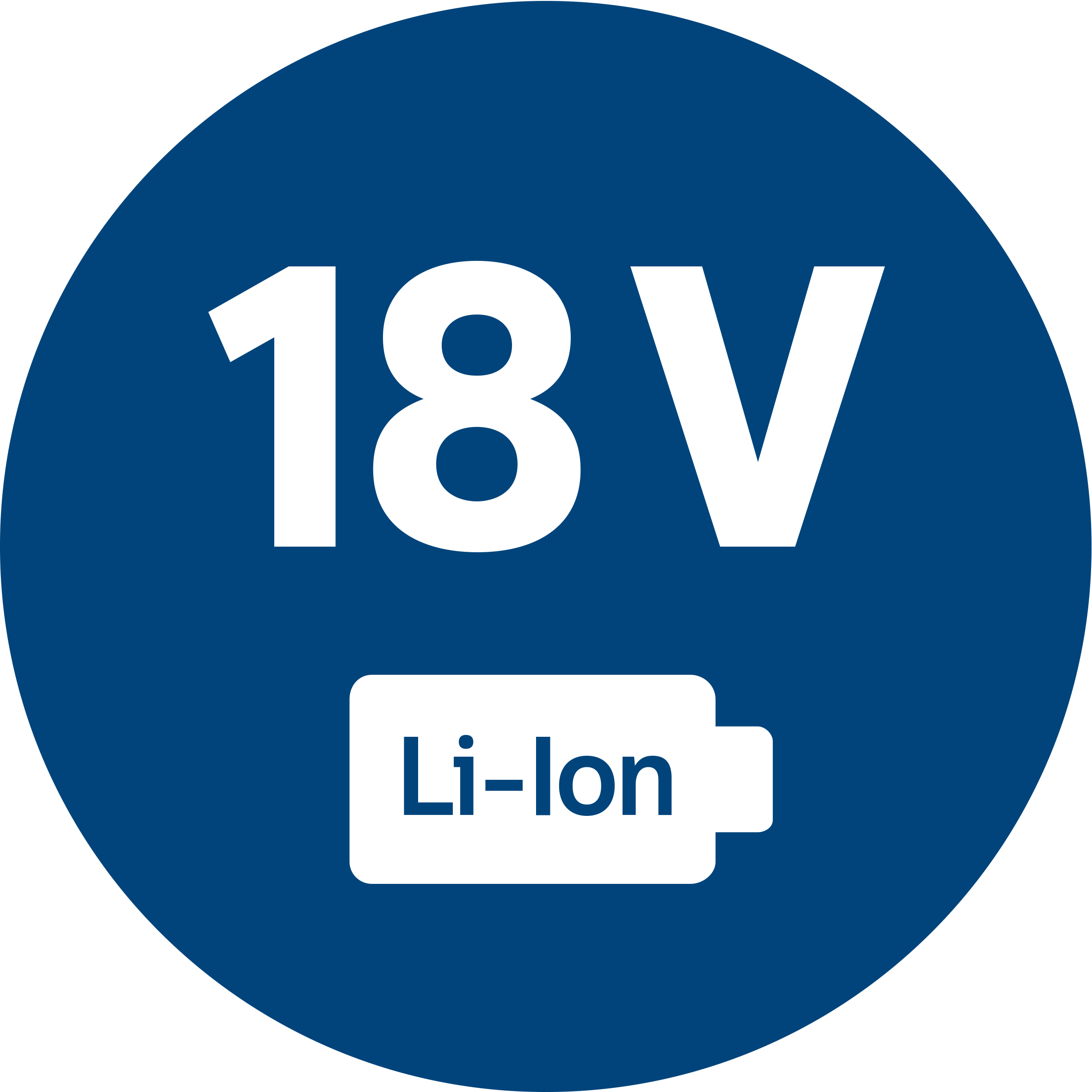 Baterai Litium 18V Bertenaga untuk masa pakai yang lama