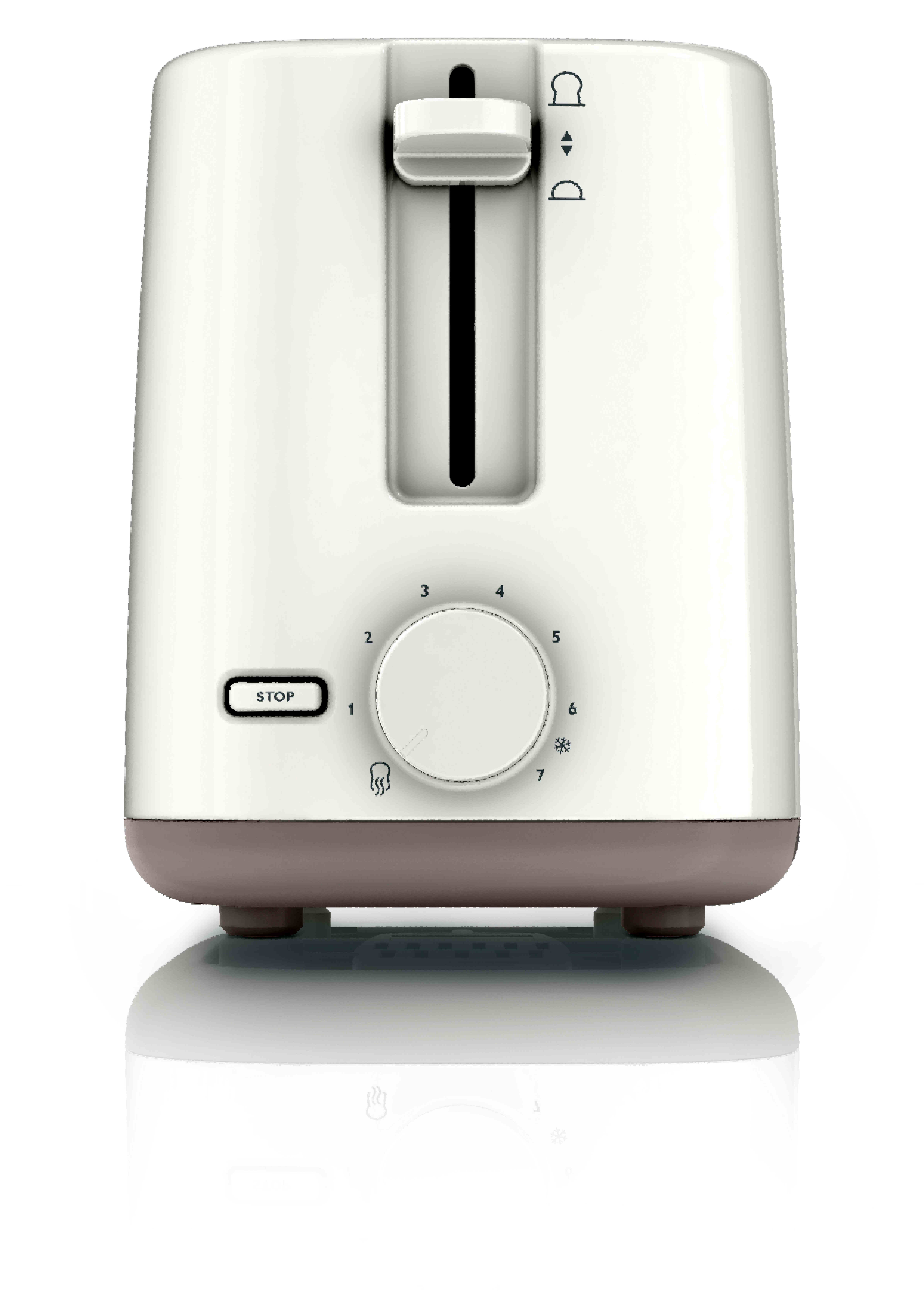 4 合 1 功能 (再加熱/解凍/取消/7 段烘烤程度控制)