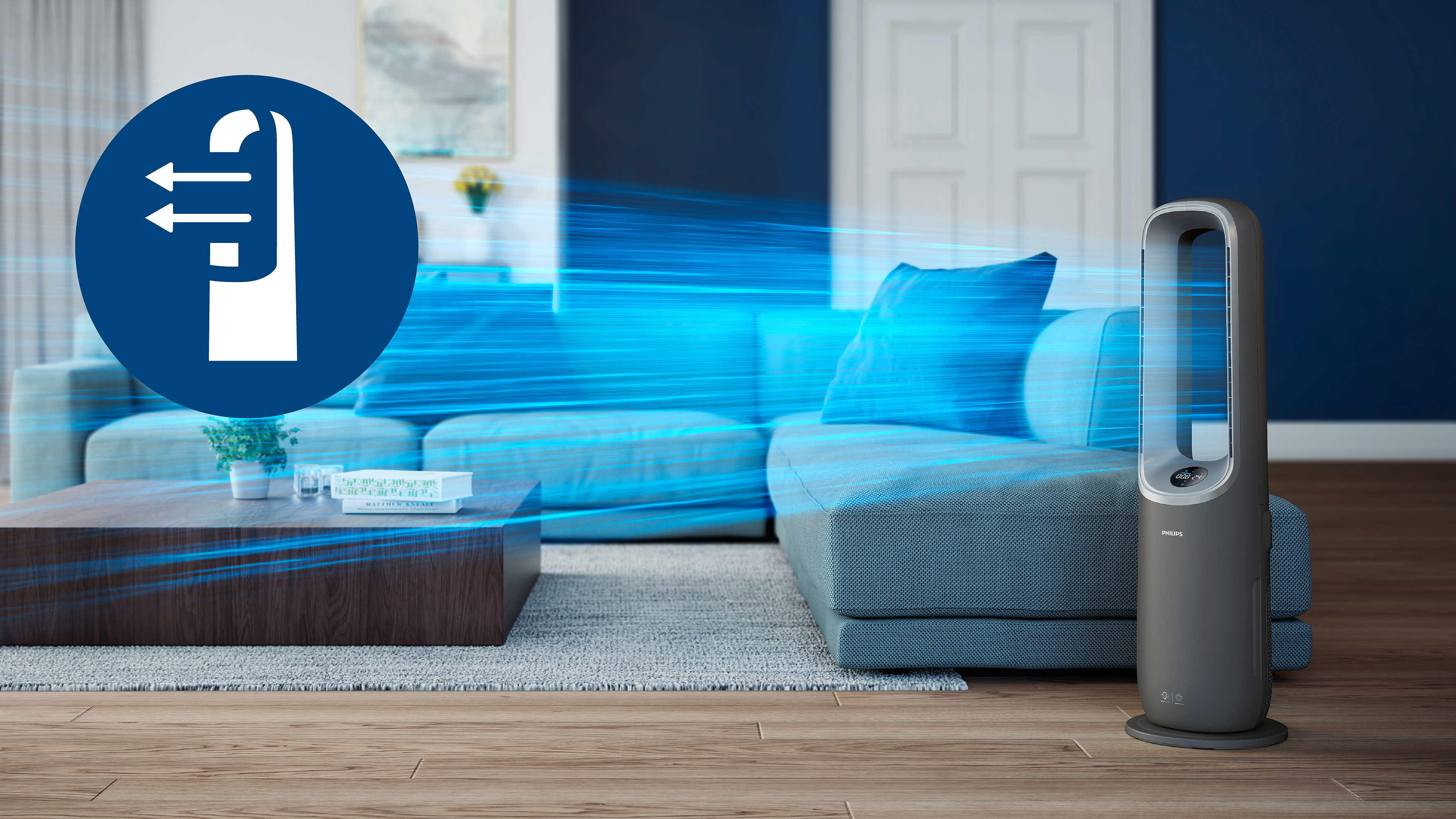 強勁的潔淨氣流讓您感覺涼爽