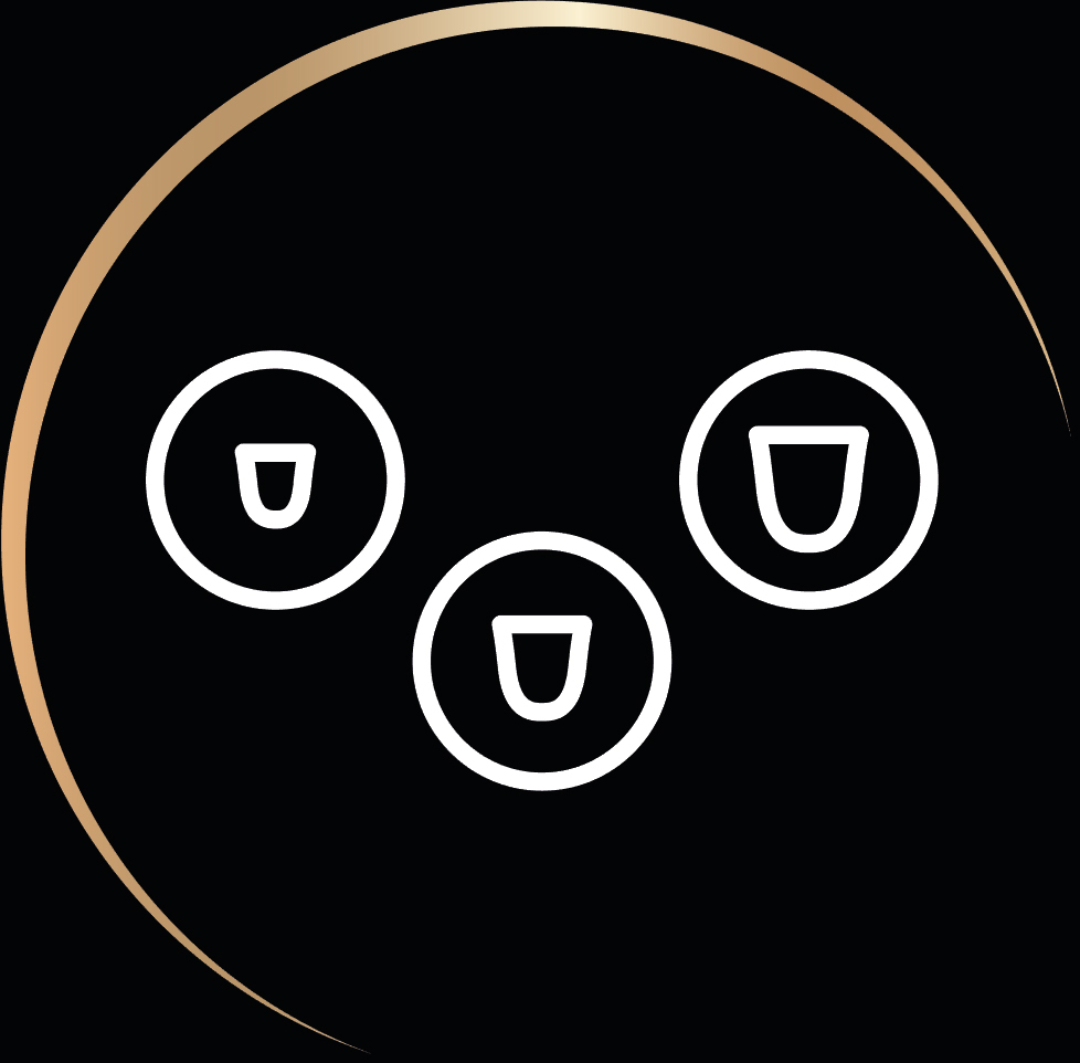 Zet verschillende soorten koffie