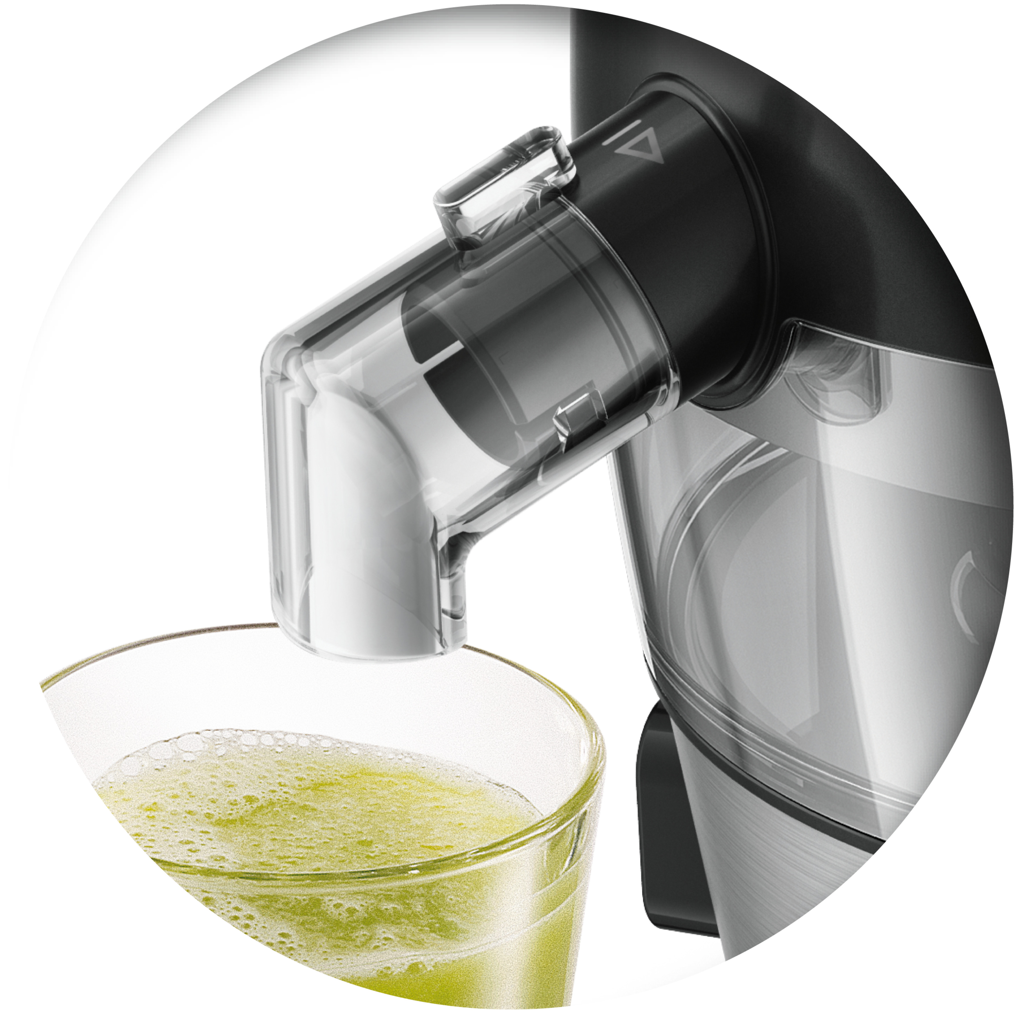 Juice rett i glasset