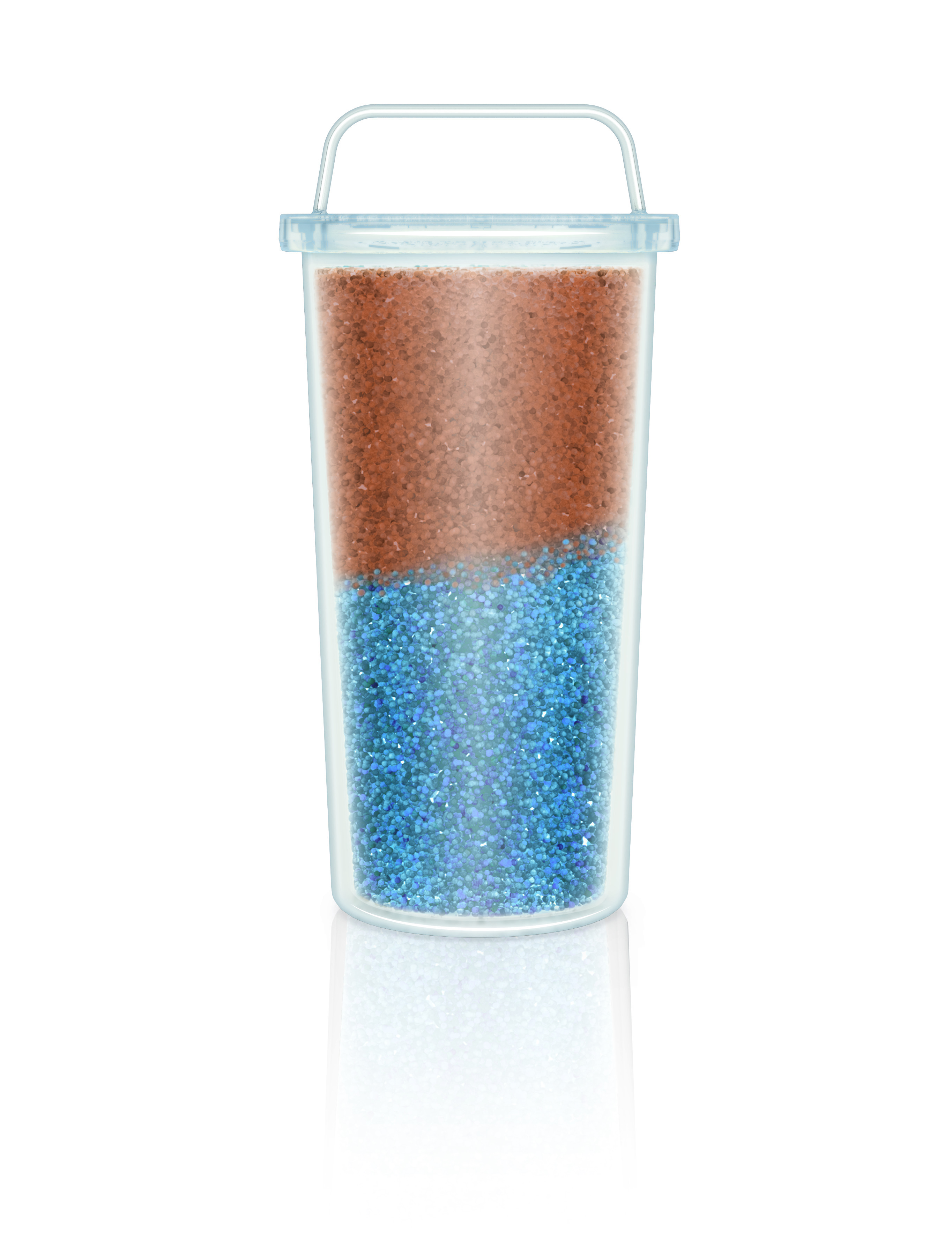 Patronen endrer farge for &aring; vise at den m&aring; skiftes