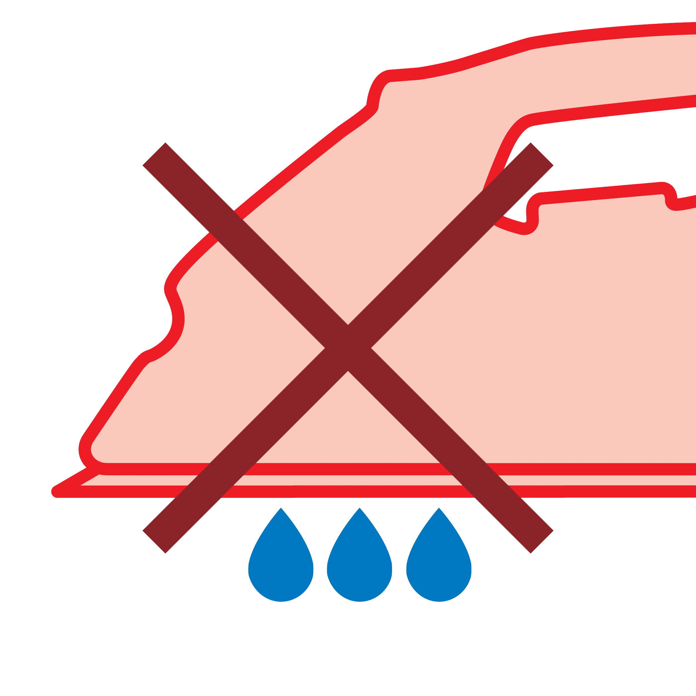 Syst&egrave;me anti-goutte pour &eacute;viter de tacher les v&ecirc;tements au cours du repassage