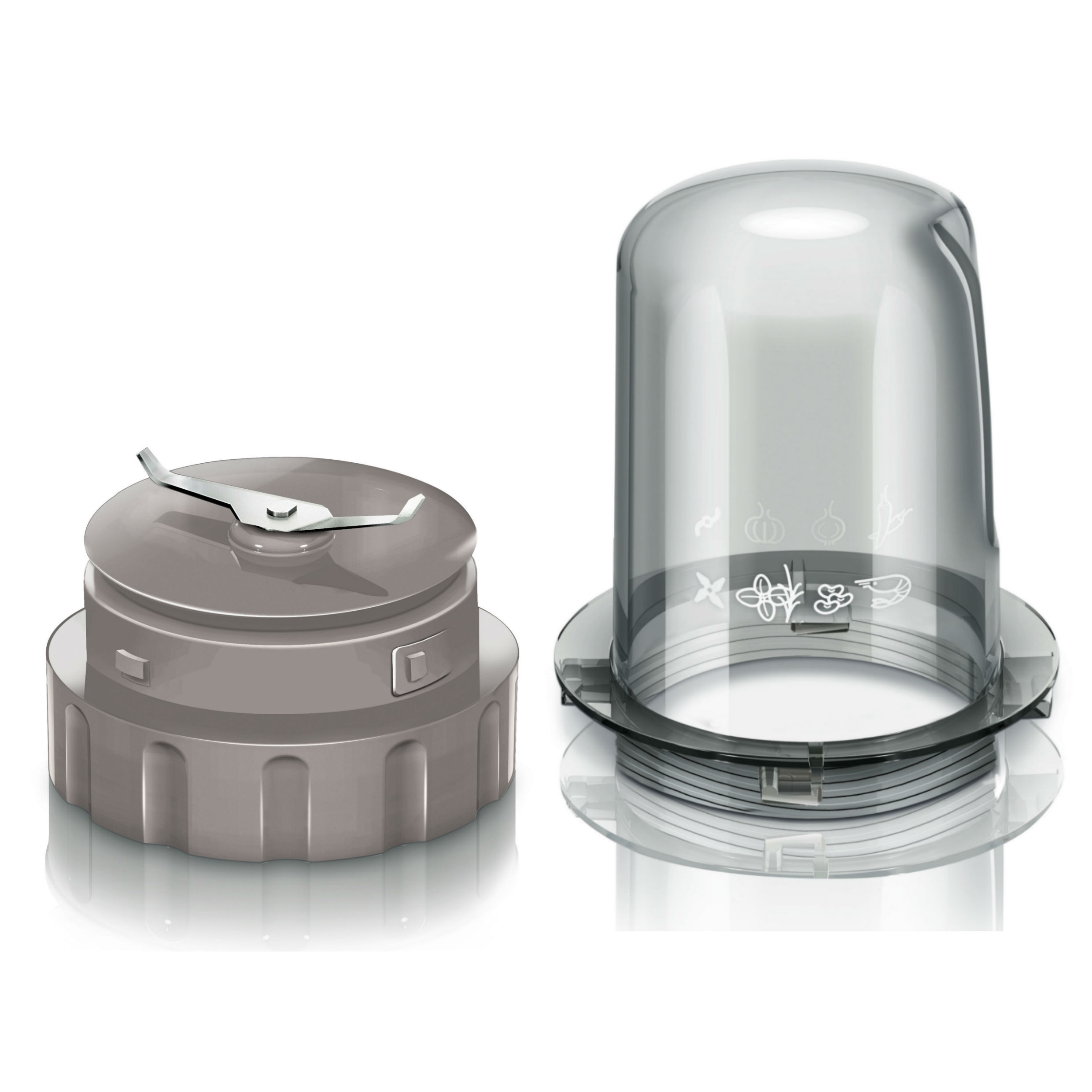 أداة فرم مصغّرة لفرم المكونات الناعمة