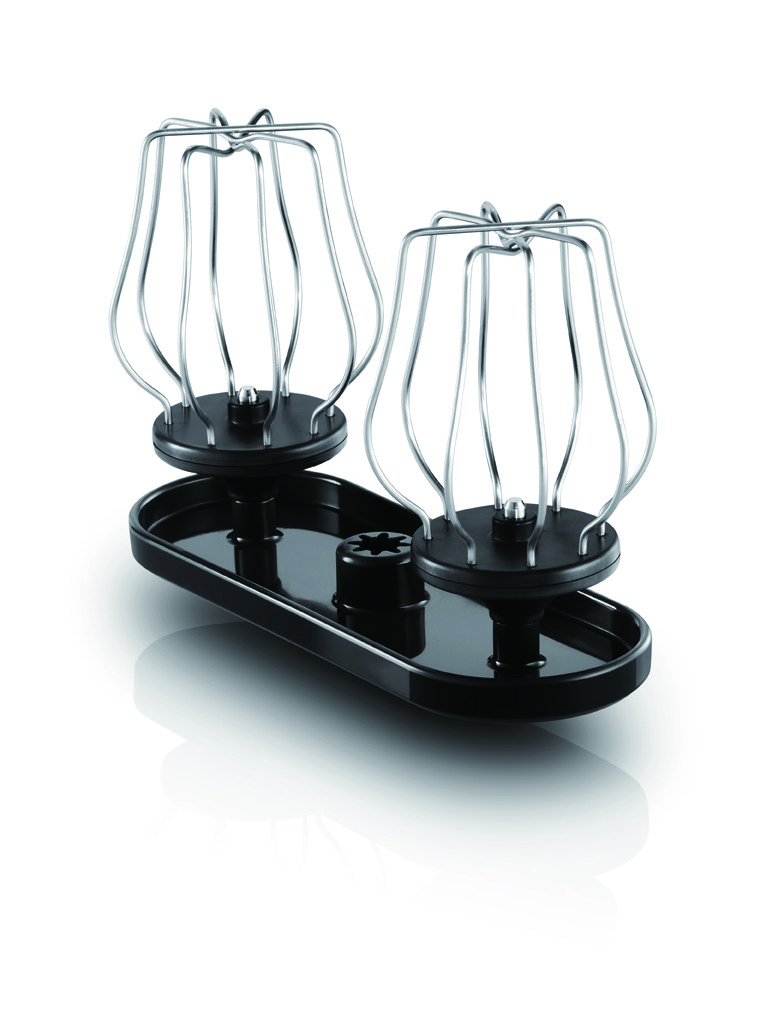 آلة خفق برأسي خفق معدنيين للقشدة وزلال البيض