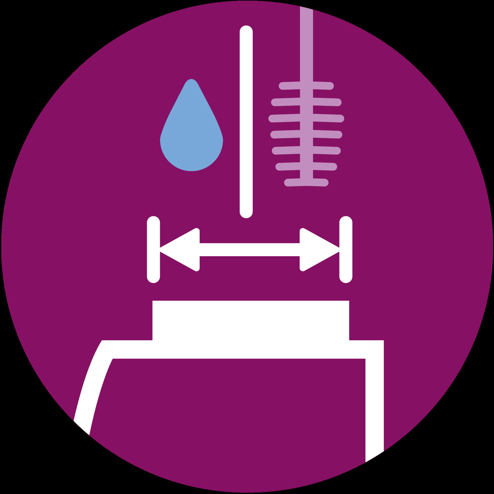 Dep&oacute;sito de agua de 1,4&nbsp;l con abertura de llenado un 80&nbsp;% m&aacute;s grande*