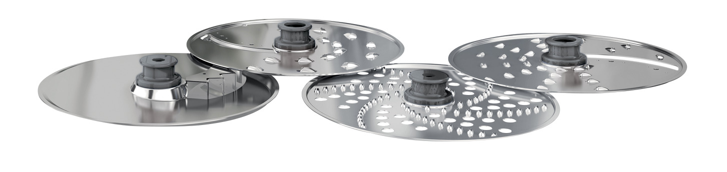 أقراص من الفولاذ المقاوم للصدأ لتقطيع البطاطس المقلية وتقشيرها وبشرها وتقطيعها بأشكال رفيعة