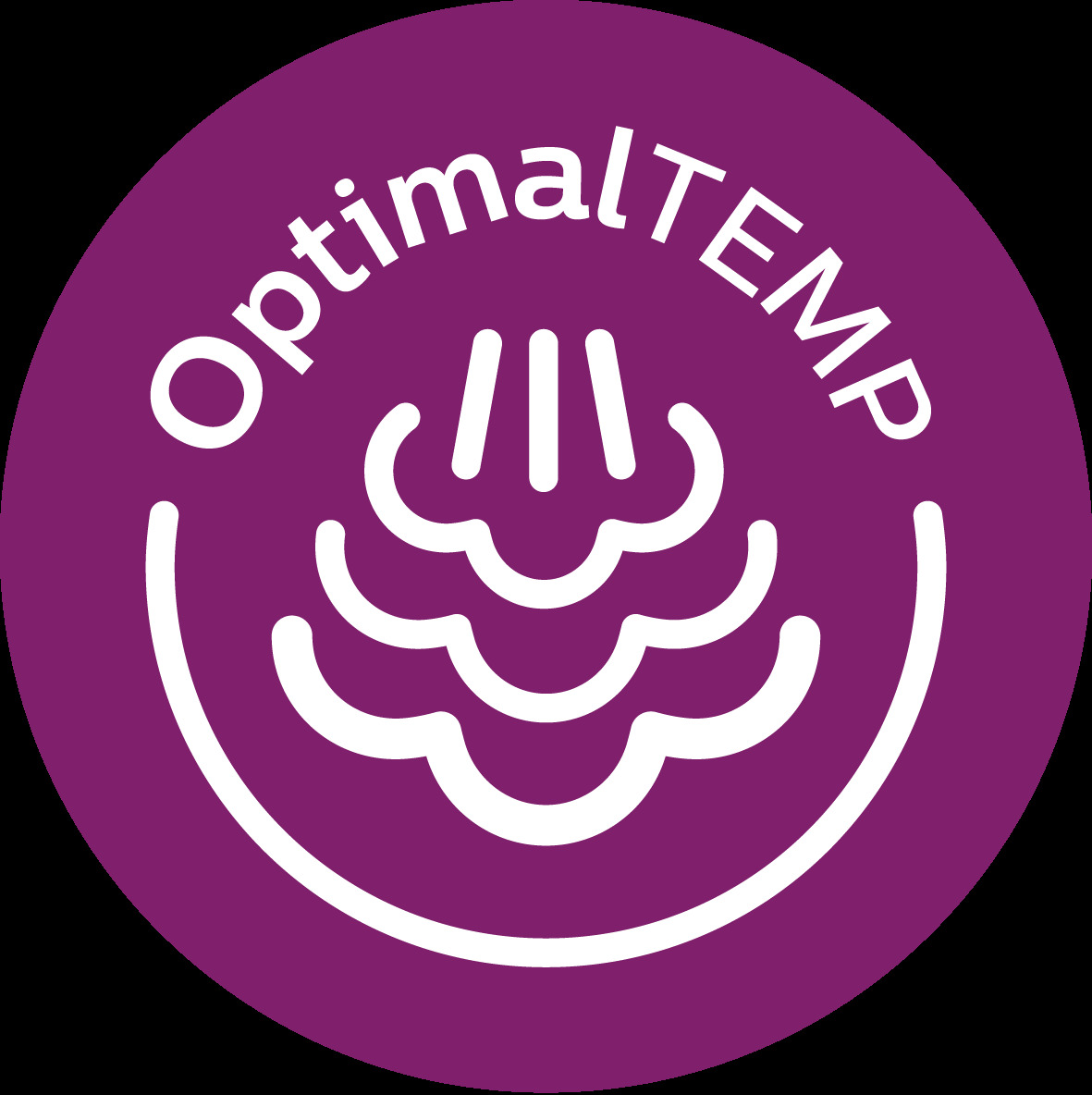 OptimalTEMP technology, no temperature settings required