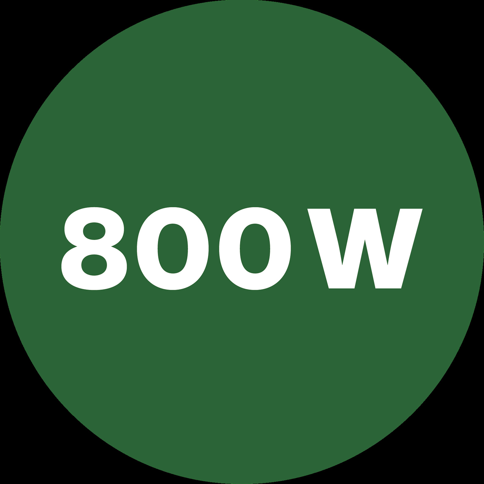 Kraftfull men energieffektiv motor p&aring; 800&nbsp;W