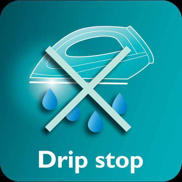 Sistem za zaustavljanje kapljanja, za peglanje bez mrlja od vode