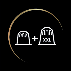 Compatible avec les capsules L'OR&nbsp;Espresso, L'OR&nbsp;Barista, Nespresso&reg;* Original