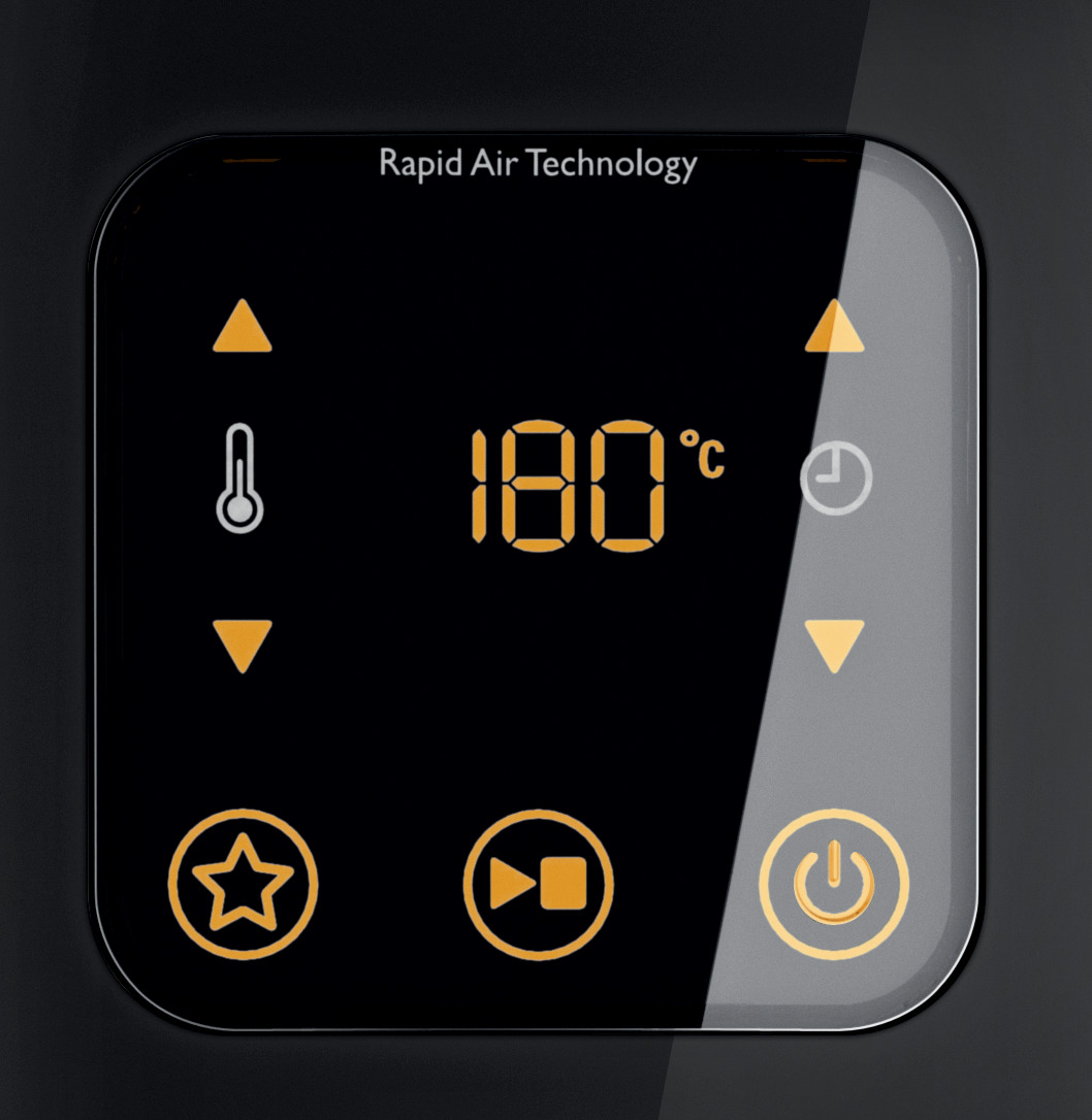 Ecran digital pentru control uşor al timpului şi al temperaturii