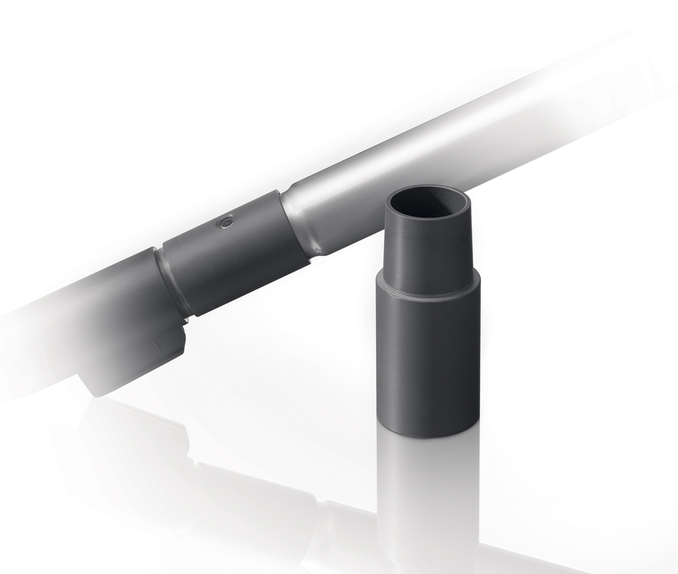 Two adapters make the nozzle universally fitting