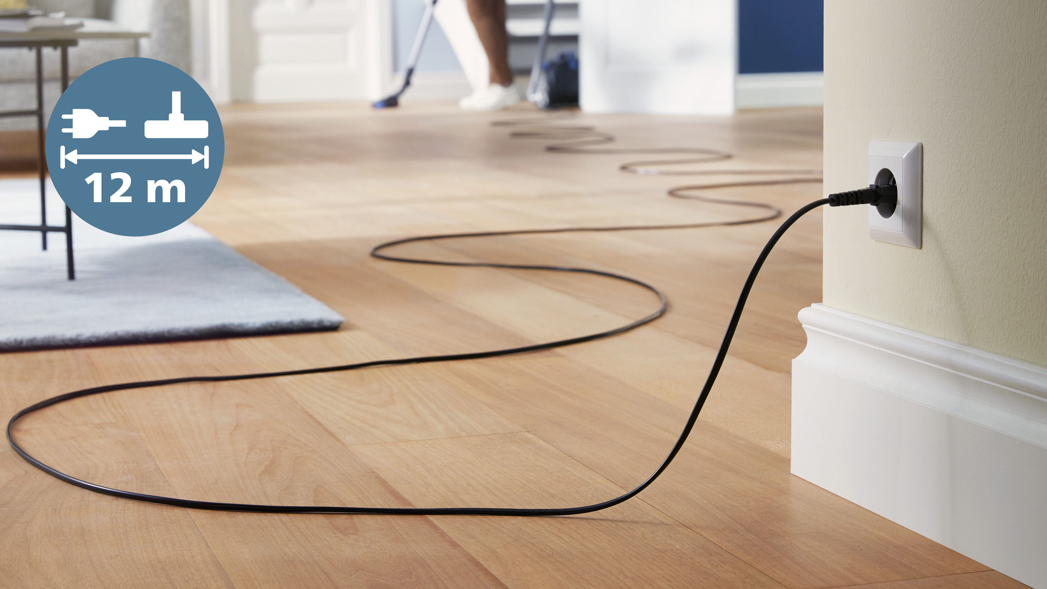 Long rayon d'action de 12&nbsp;m&egrave;tres pour &eacute;viter les d&eacute;branchements