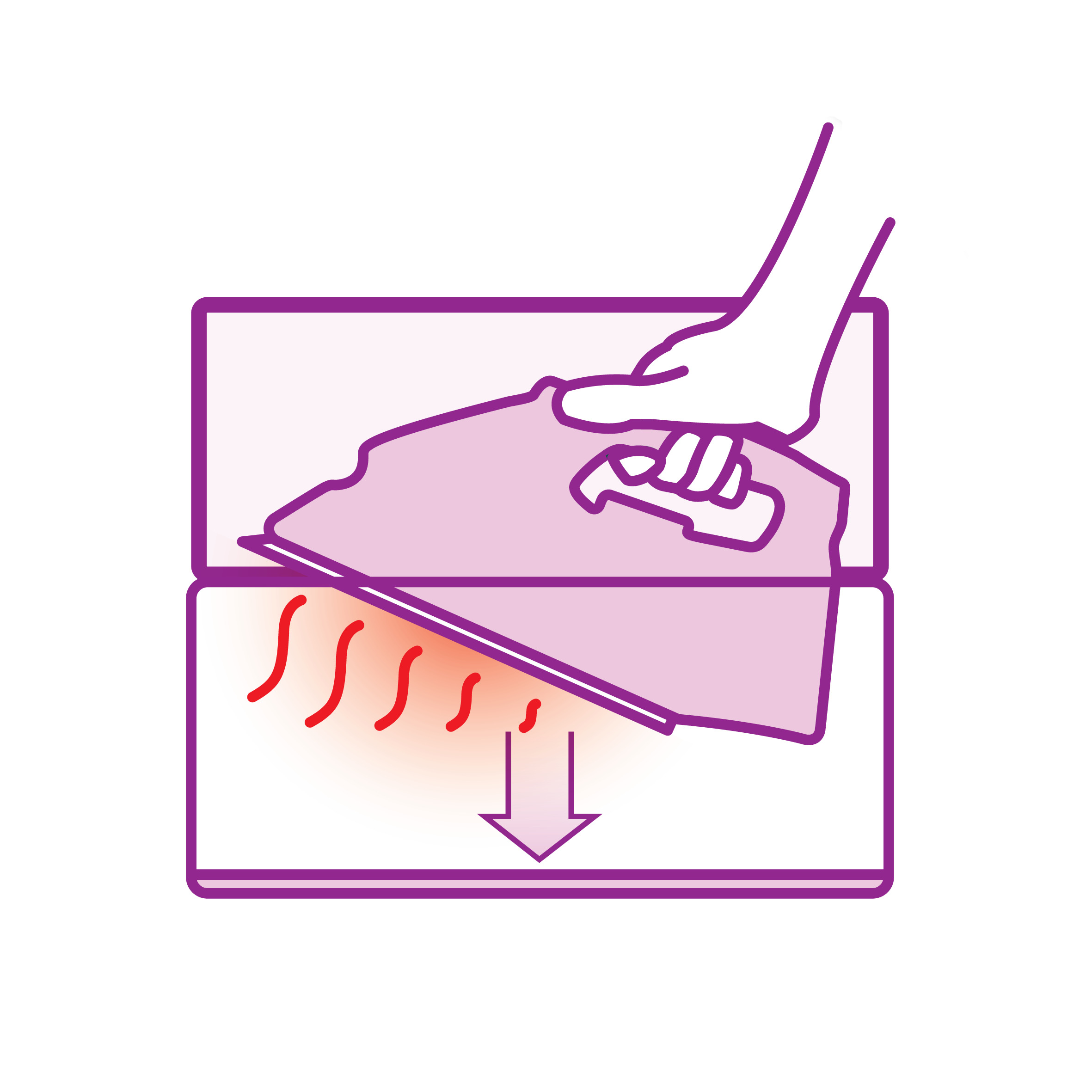 Varmebestandig oppbevaringsboks for enkel oppbevaring