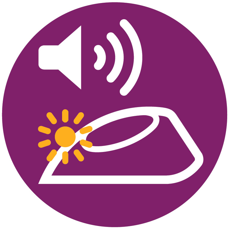 Intelligent calc clean reminder with sound and light