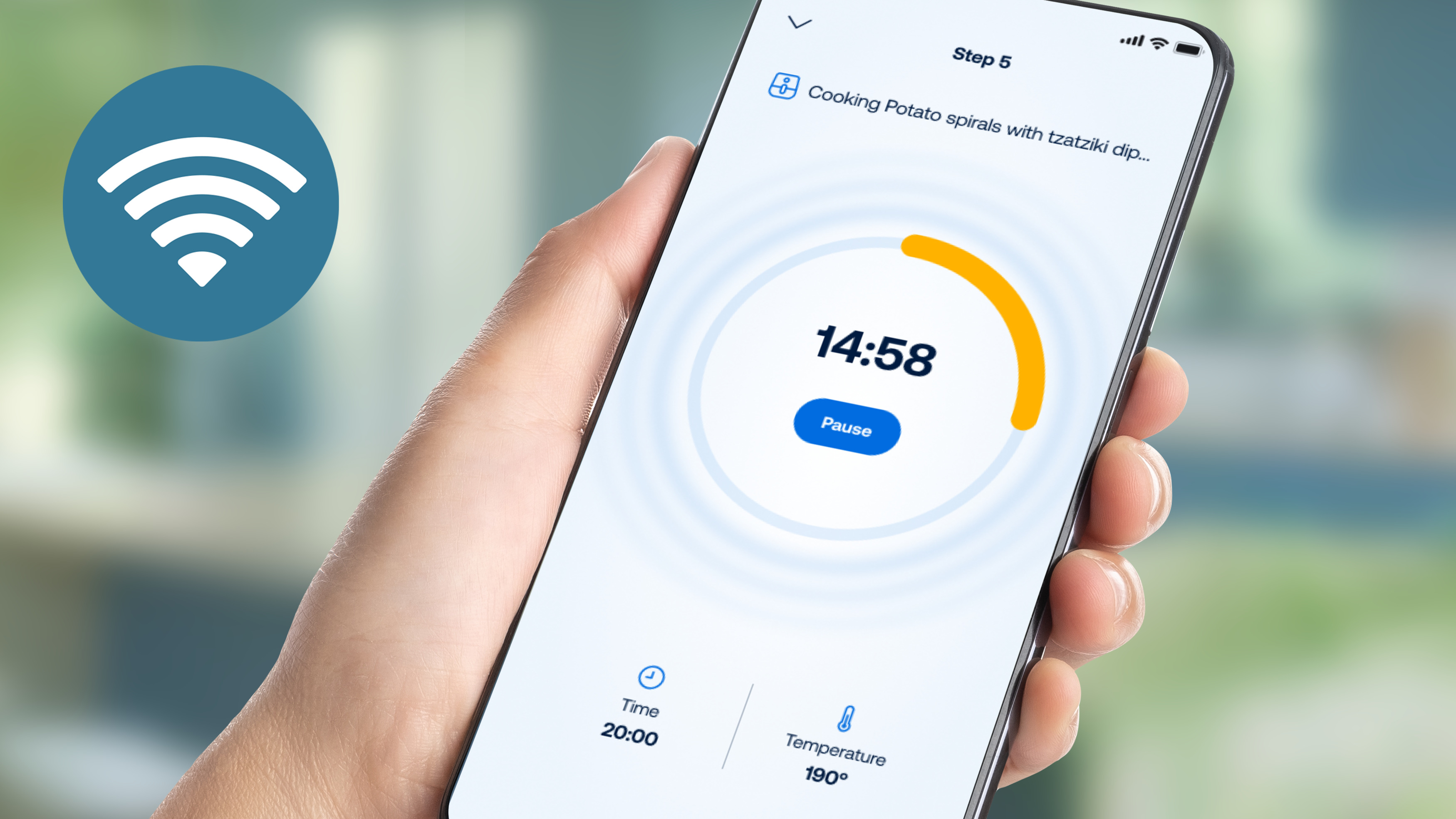 Einfach zu reinigender Einzeltopf mit glattem Innendesign.