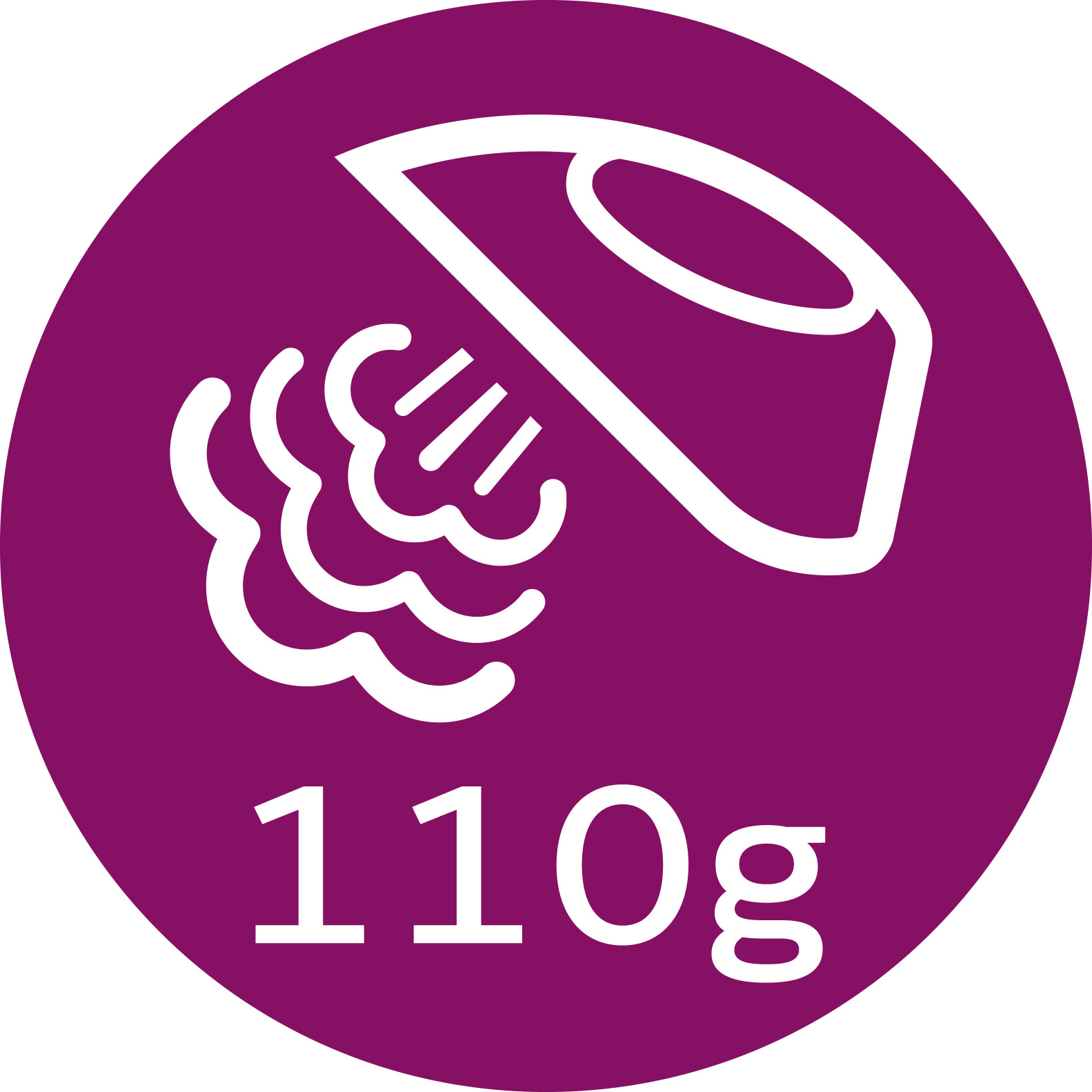 Up to 110 g steam boost blasts stubborn creases