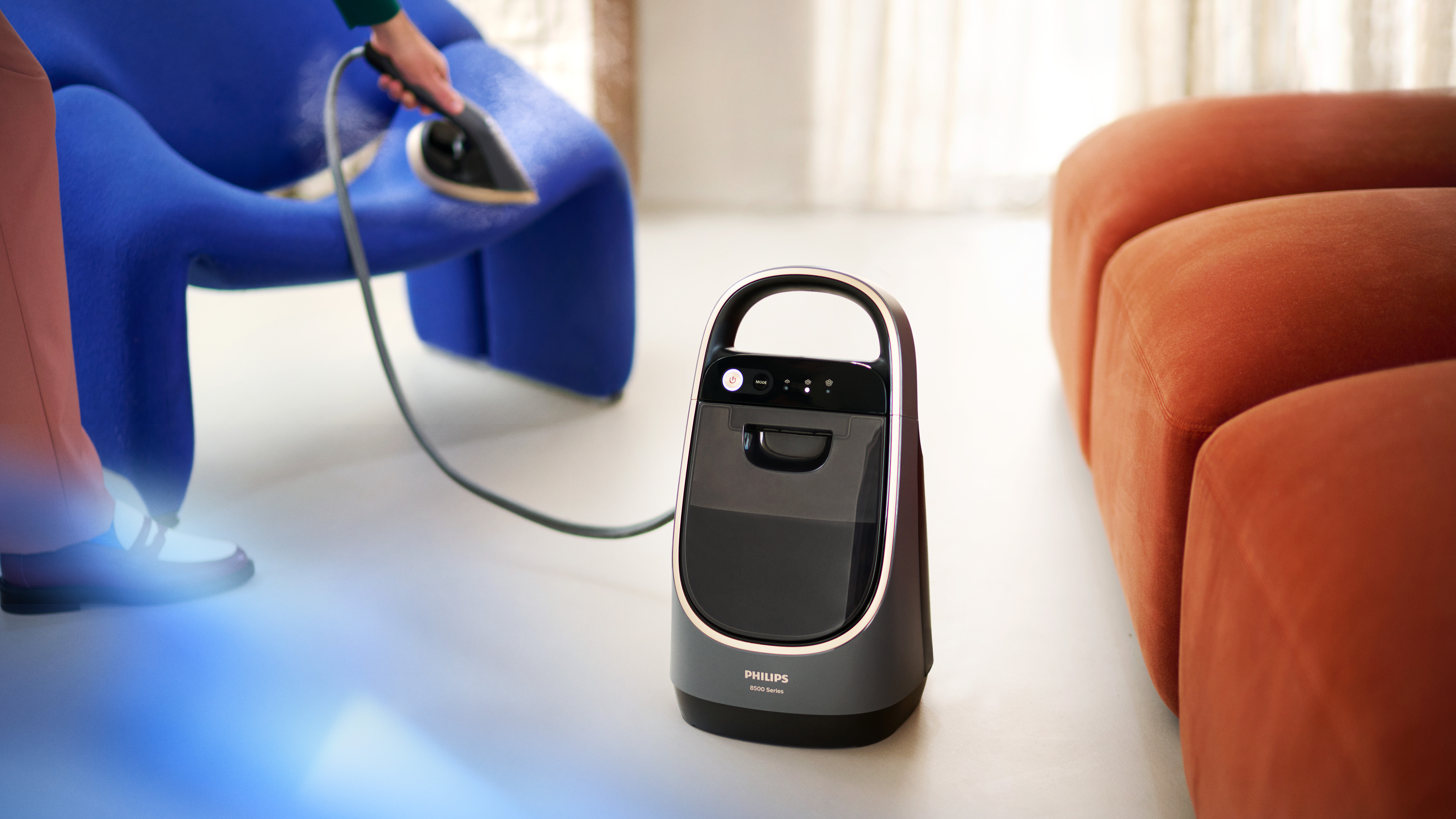 Base desmontable para facilitar el uso por toda la casa