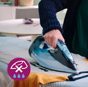 防漏系統設計，可在熨燙過程中保持衣料潔淨無瑕