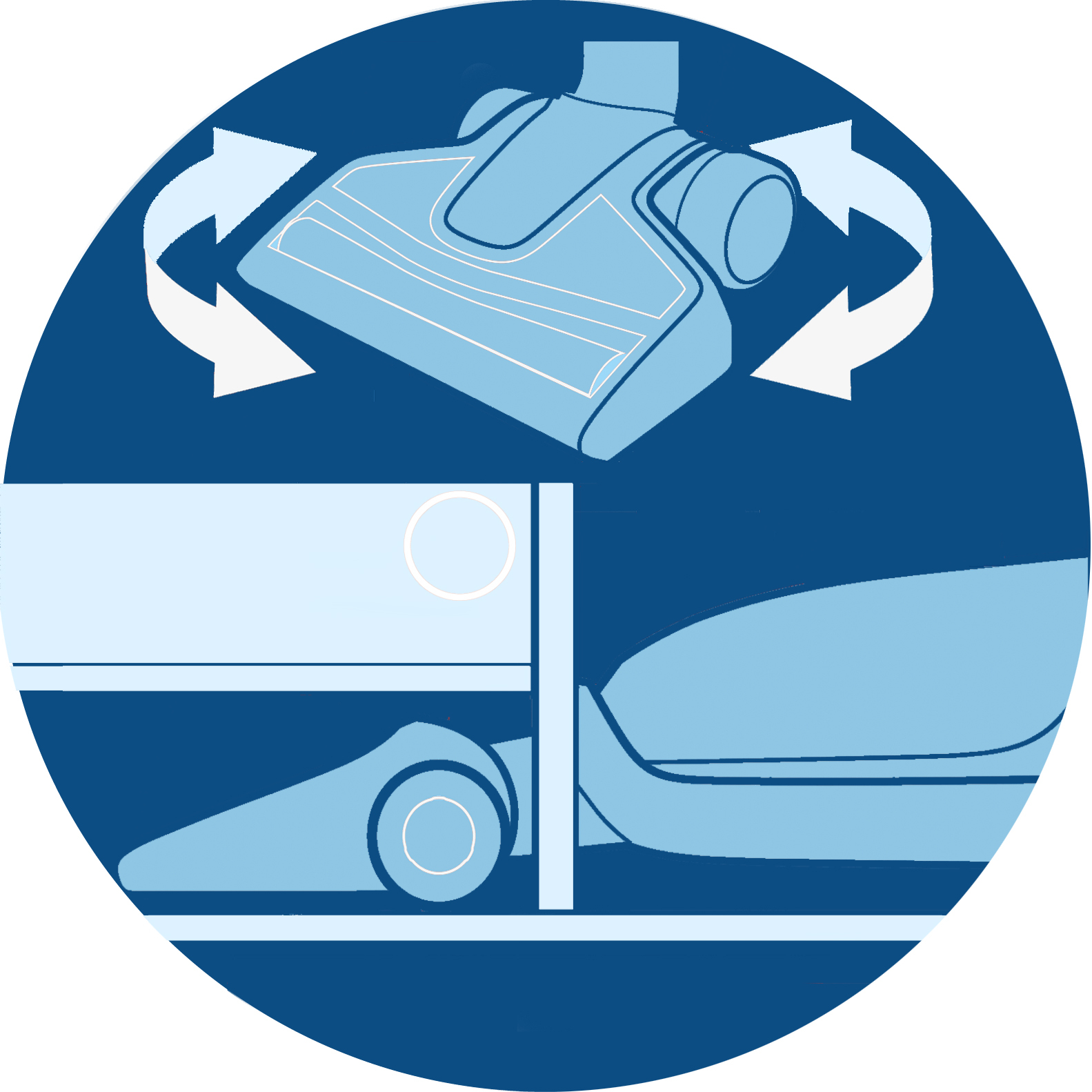 靈活度高，讓您清潔難以觸及的地方