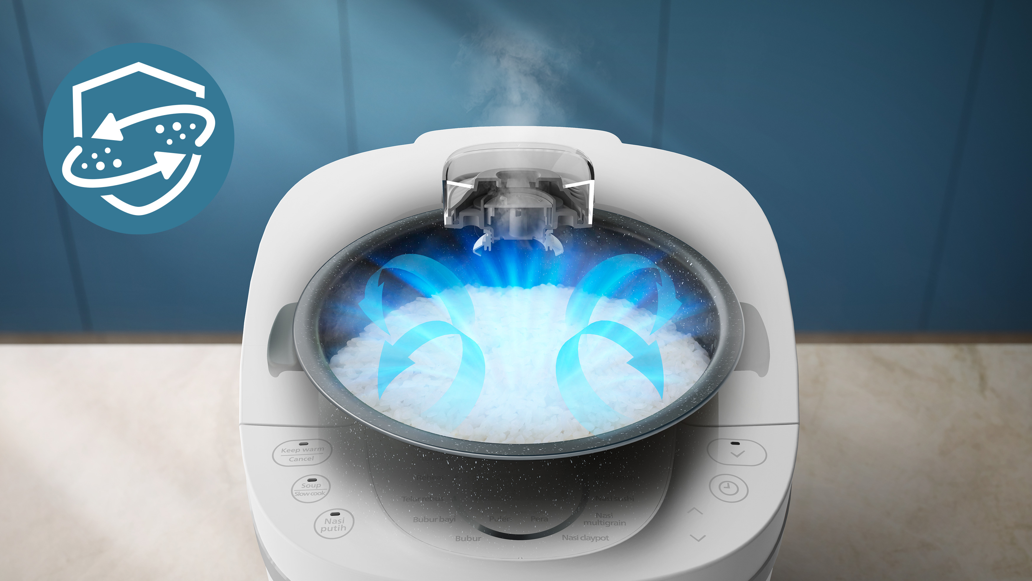 Santapan tetap aman dan nikmat.