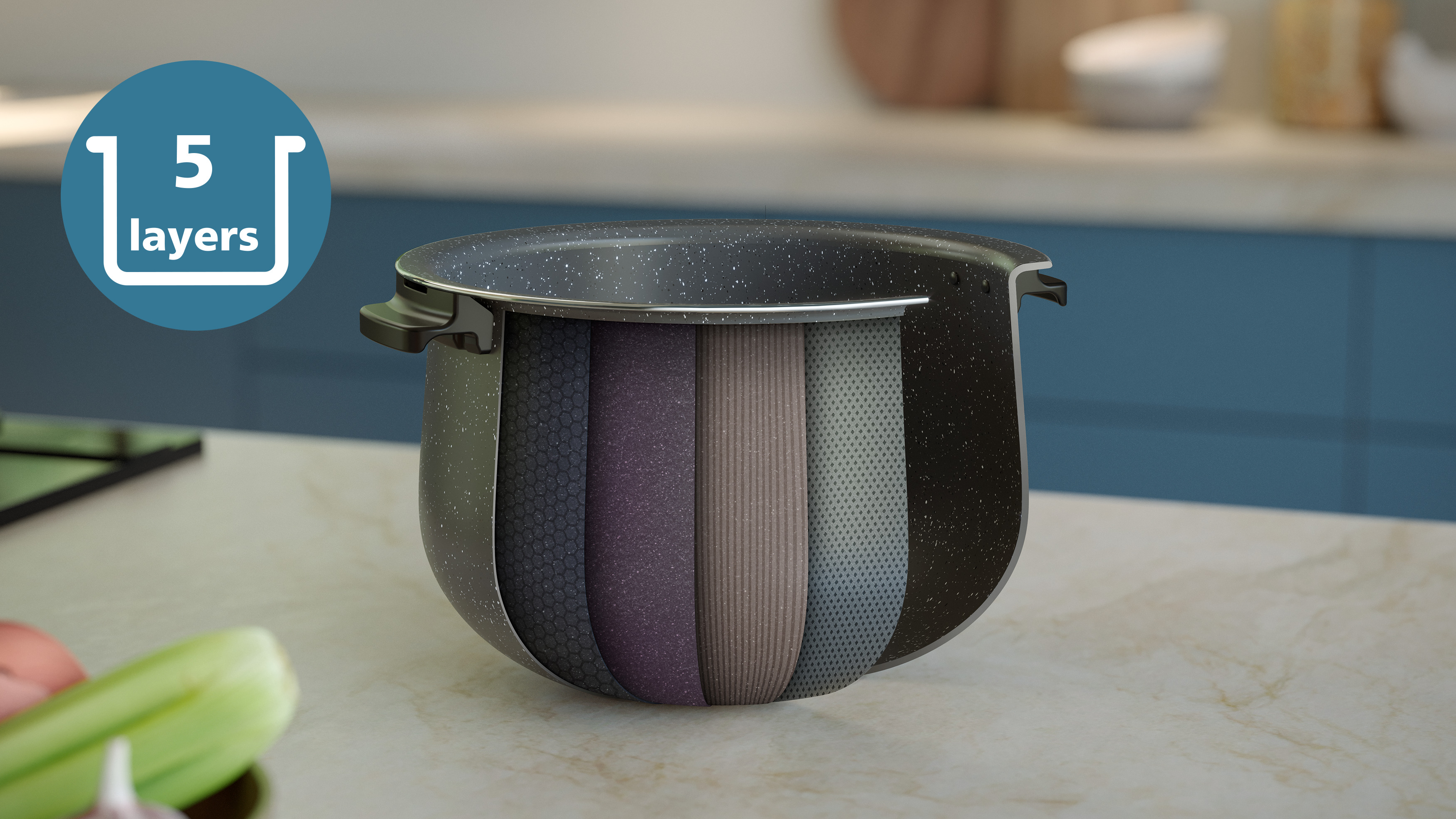 Panci Tebal 5 Lapis Premium Mengoptimalkan Distribusi Panas