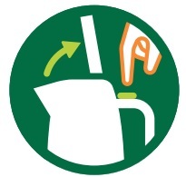 Fj&auml;drat lock med stor &ouml;ppning f&ouml;r enkel reng&ouml;ring