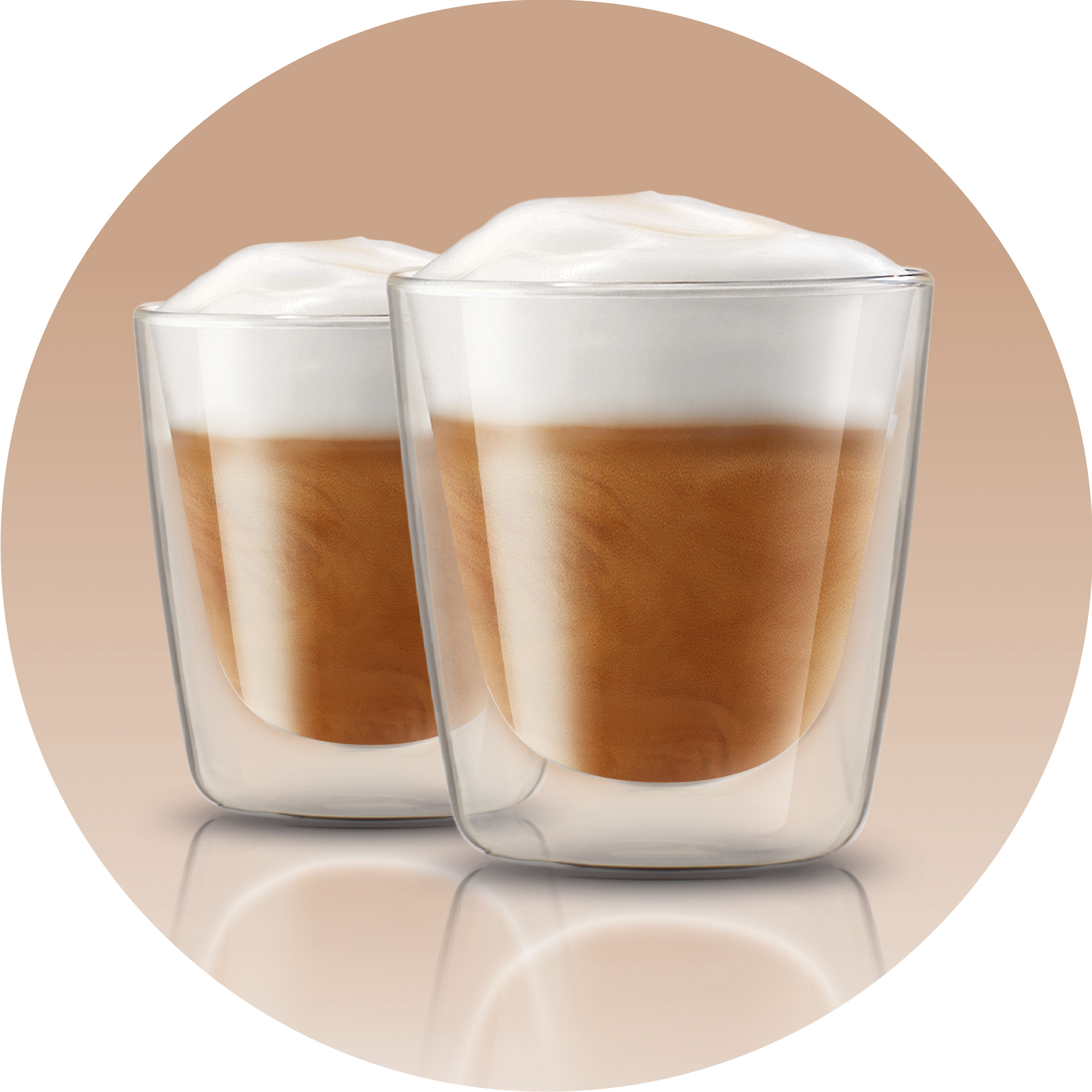 Ausreichend Milchschaum f&uuml;r 2&nbsp;Cappuccinos