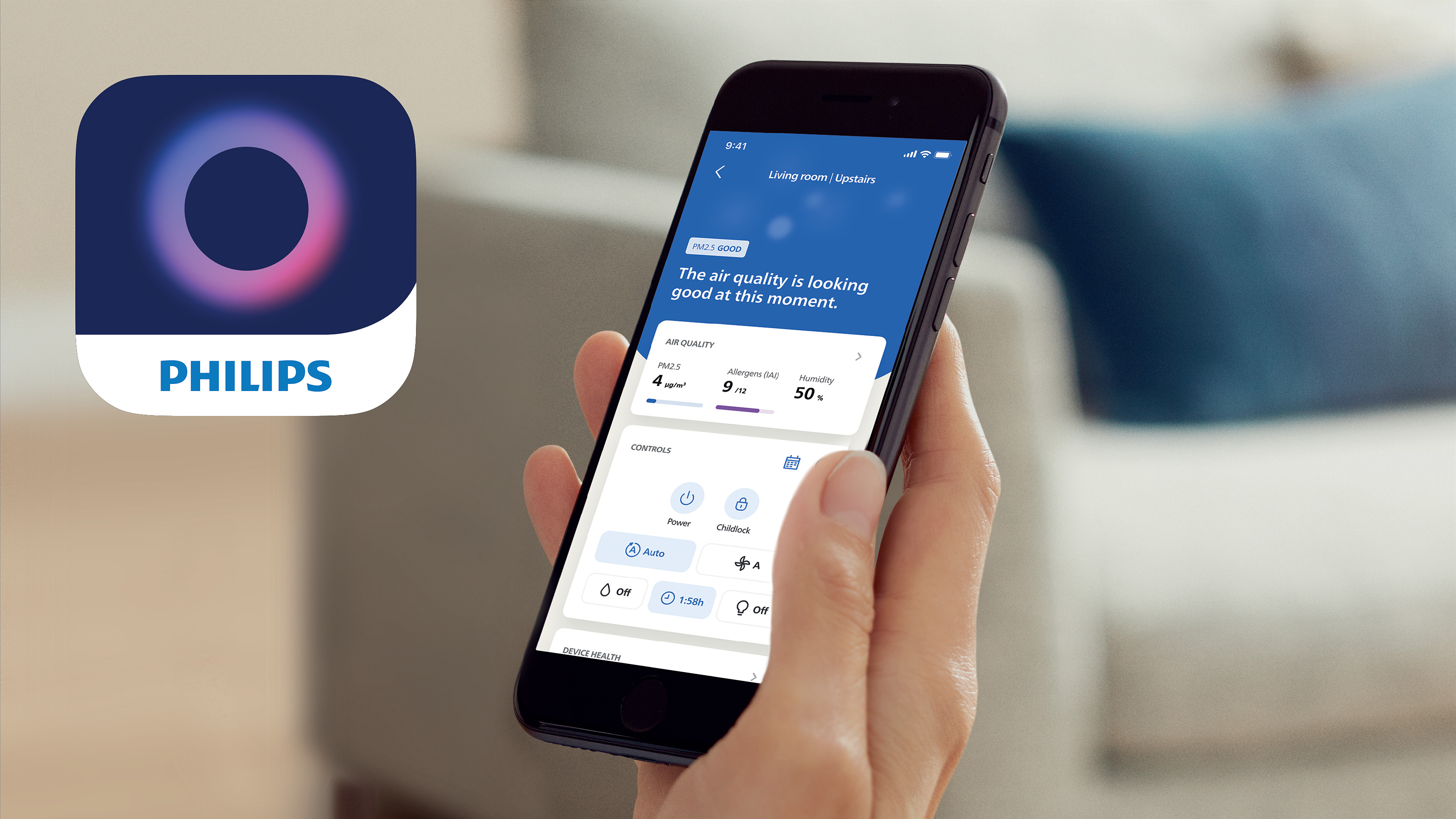 Philips Air+ 應用程式：您的智能潔淨空氣解決方案