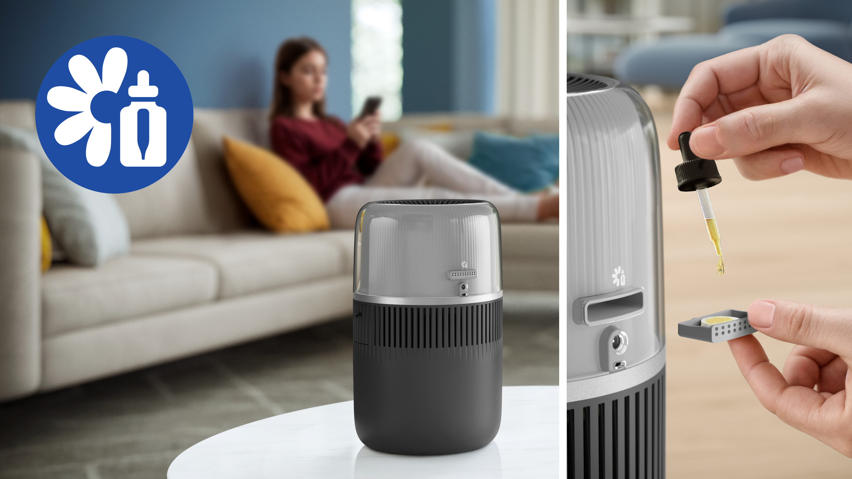 Přidejte vlastn&iacute; esenci&aacute;ln&iacute; oleje a&nbsp;už&iacute;vejte si uklidňuj&iacute;c&iacute; aromaterapii