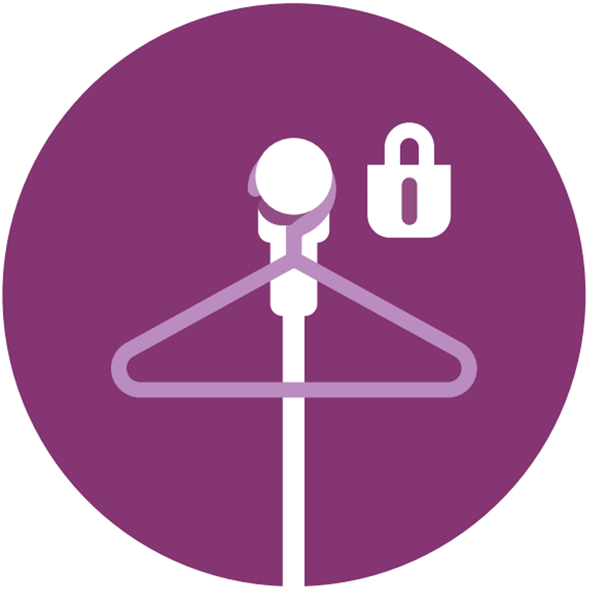 Hang&Lock fija la percha en su sitio