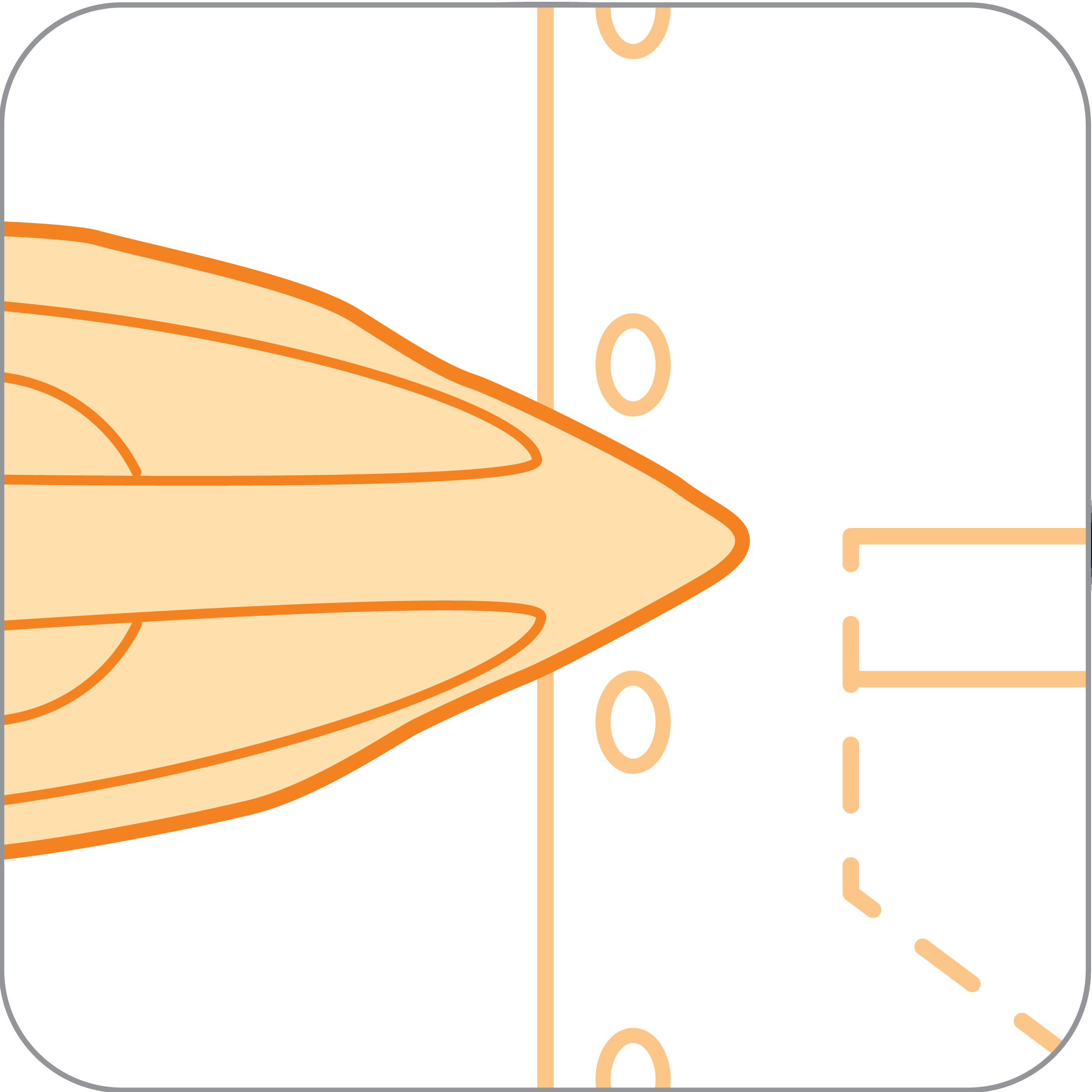 Button groove speeds up ironing along buttons and seams