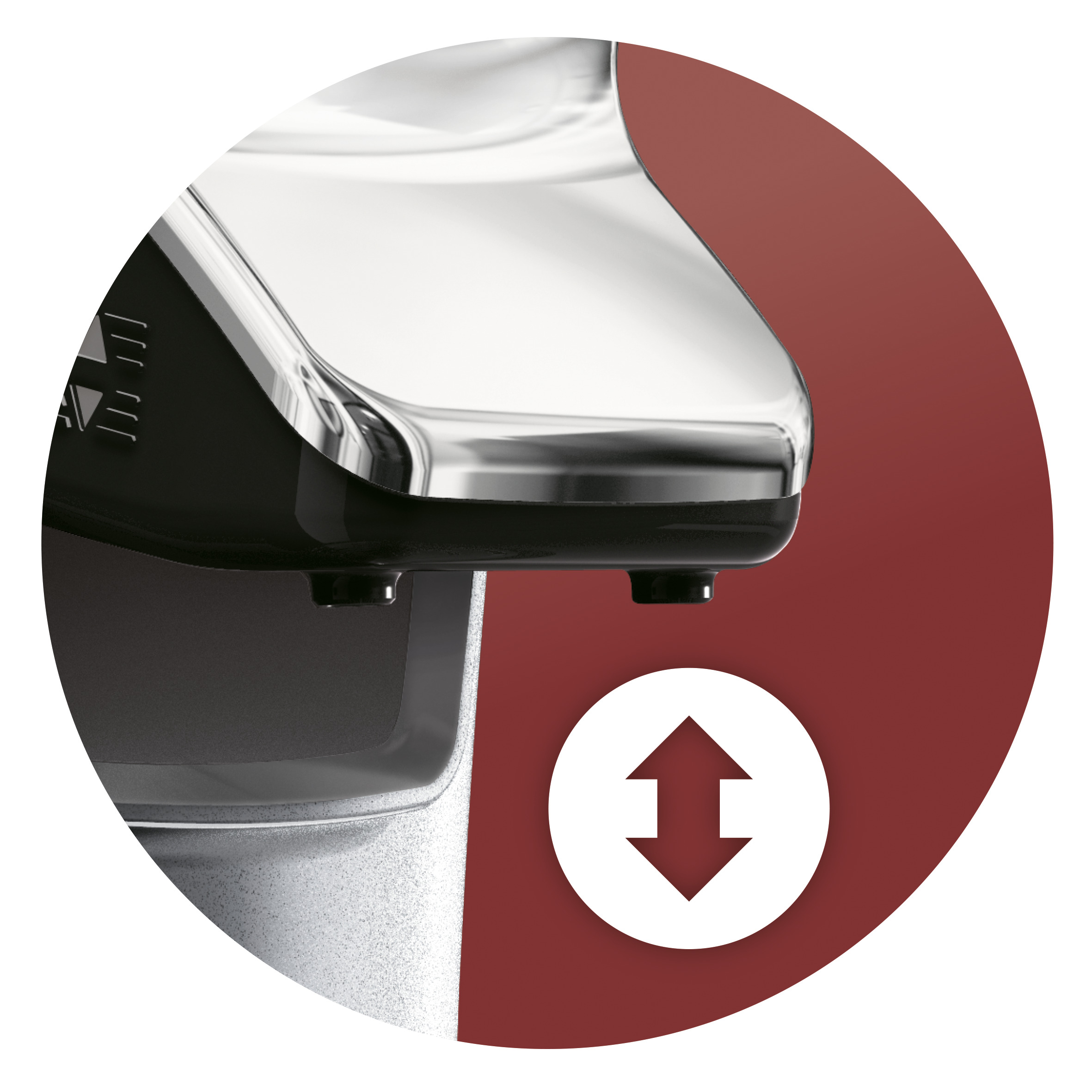 H&ouml;henverst. Kaffeeauslauf f&uuml;r Ihre Lieblingstasse