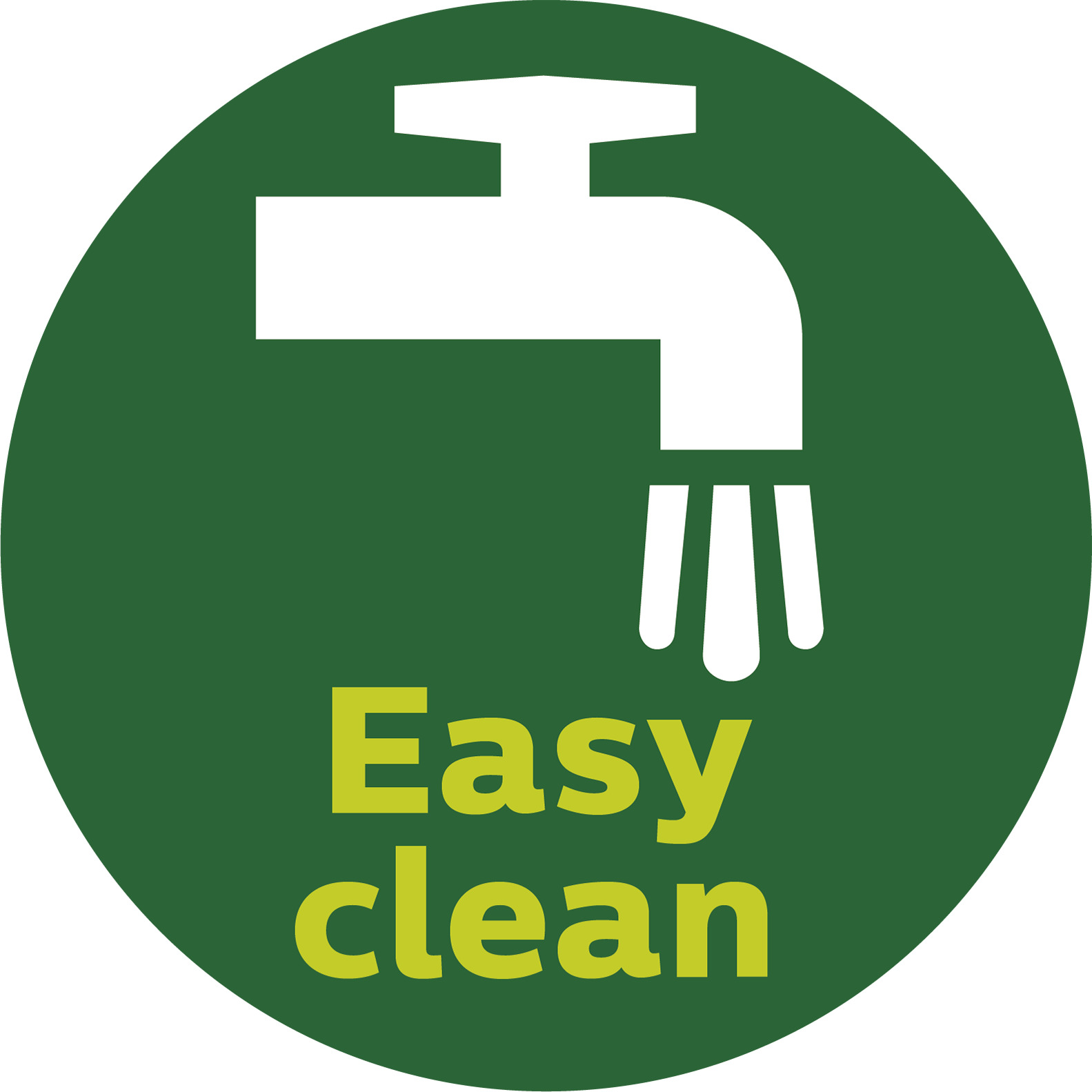 Bersih mudah (Easy Clean)