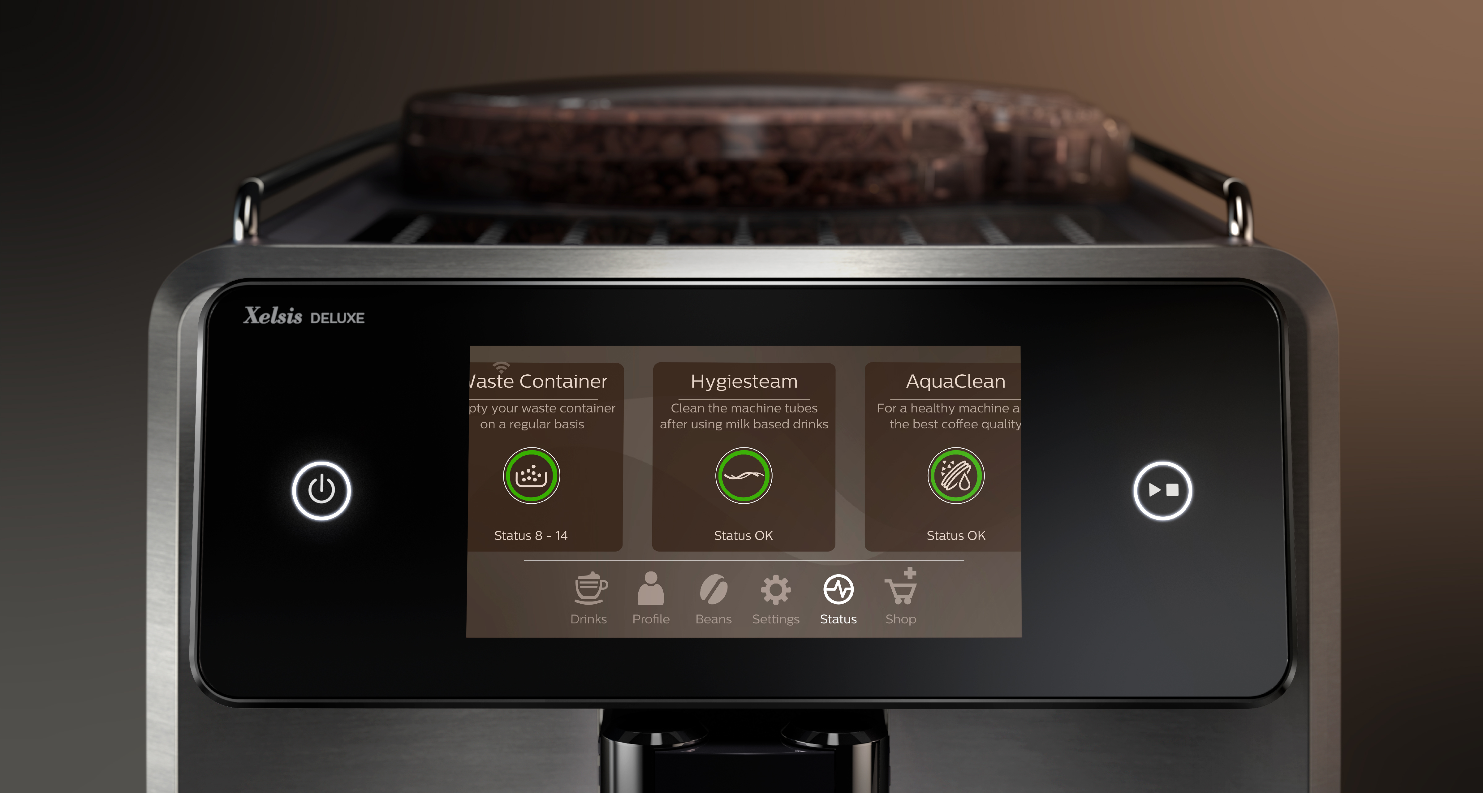 Mantenimiento intuitivo para una calidad de caf&eacute; constante