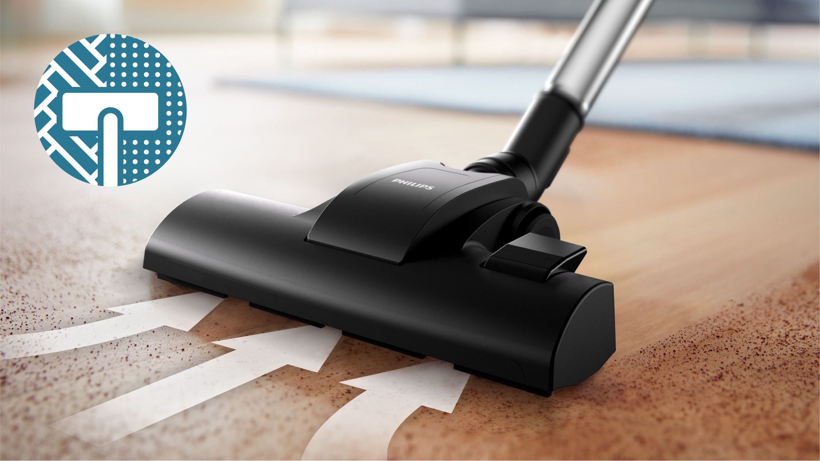 فوهة متعددة الاستخدامات لتنظيف جيد على مختلف الأرضيات