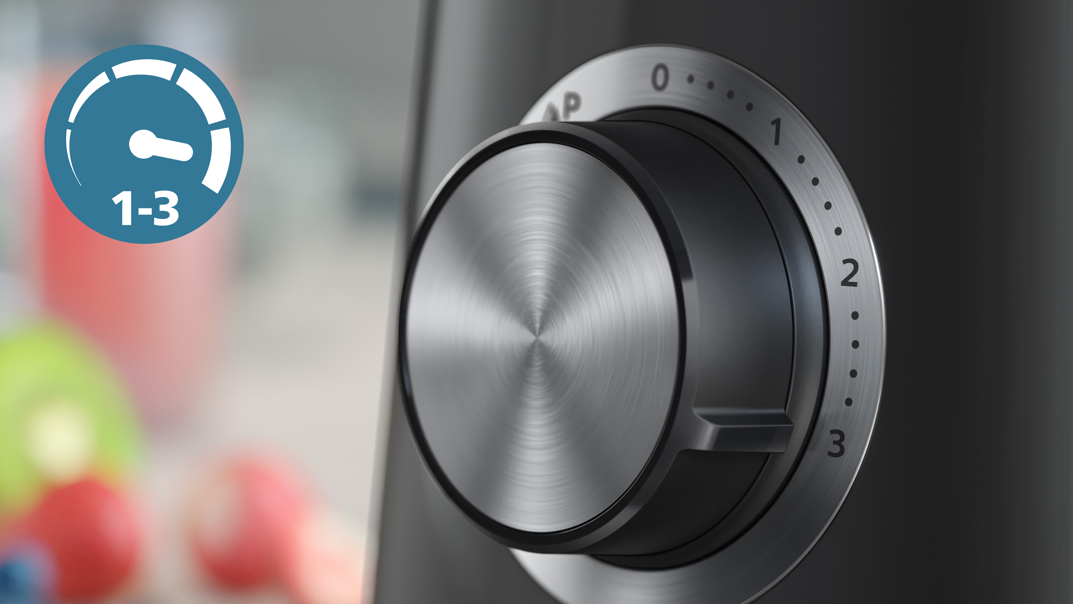 3&nbsp;Geschwindigkeiten und Pulsfunktion f&uuml;r optimale Kontrolle