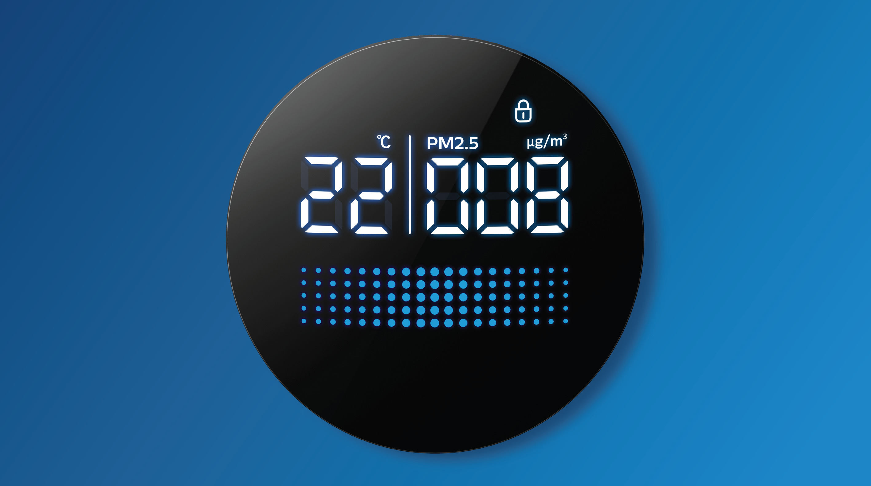 Датчик качества воздуха, температуры и состояния фильтра