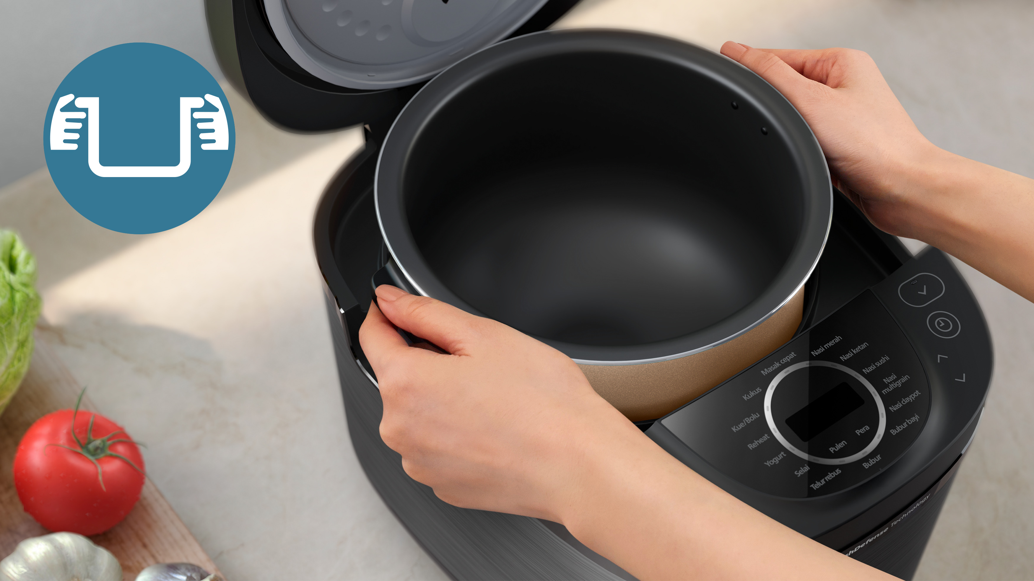 Gagang Nyaman, Pergerakan Aman