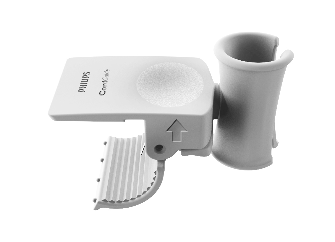 CordGuide om te voorkomen dat het snoer van uw strijkijzer rimpels veroorzaakt