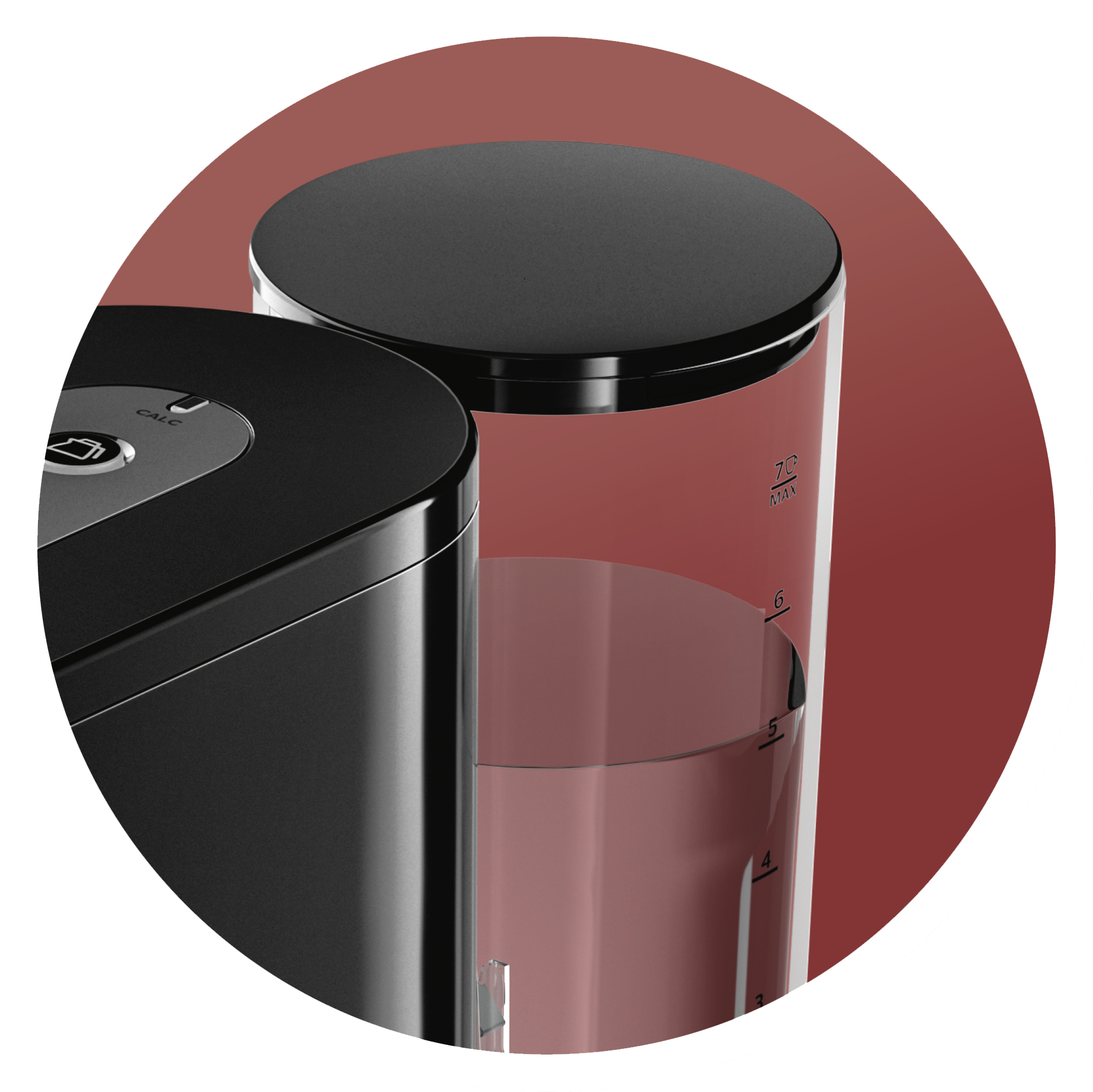 1-Liter-Wasserbeh&auml;lter f&uuml;r bis zu 7&nbsp;Tassen in einem Durchgang