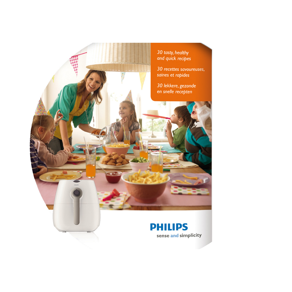 Livro de receitas cheio de ideias inspiradoras