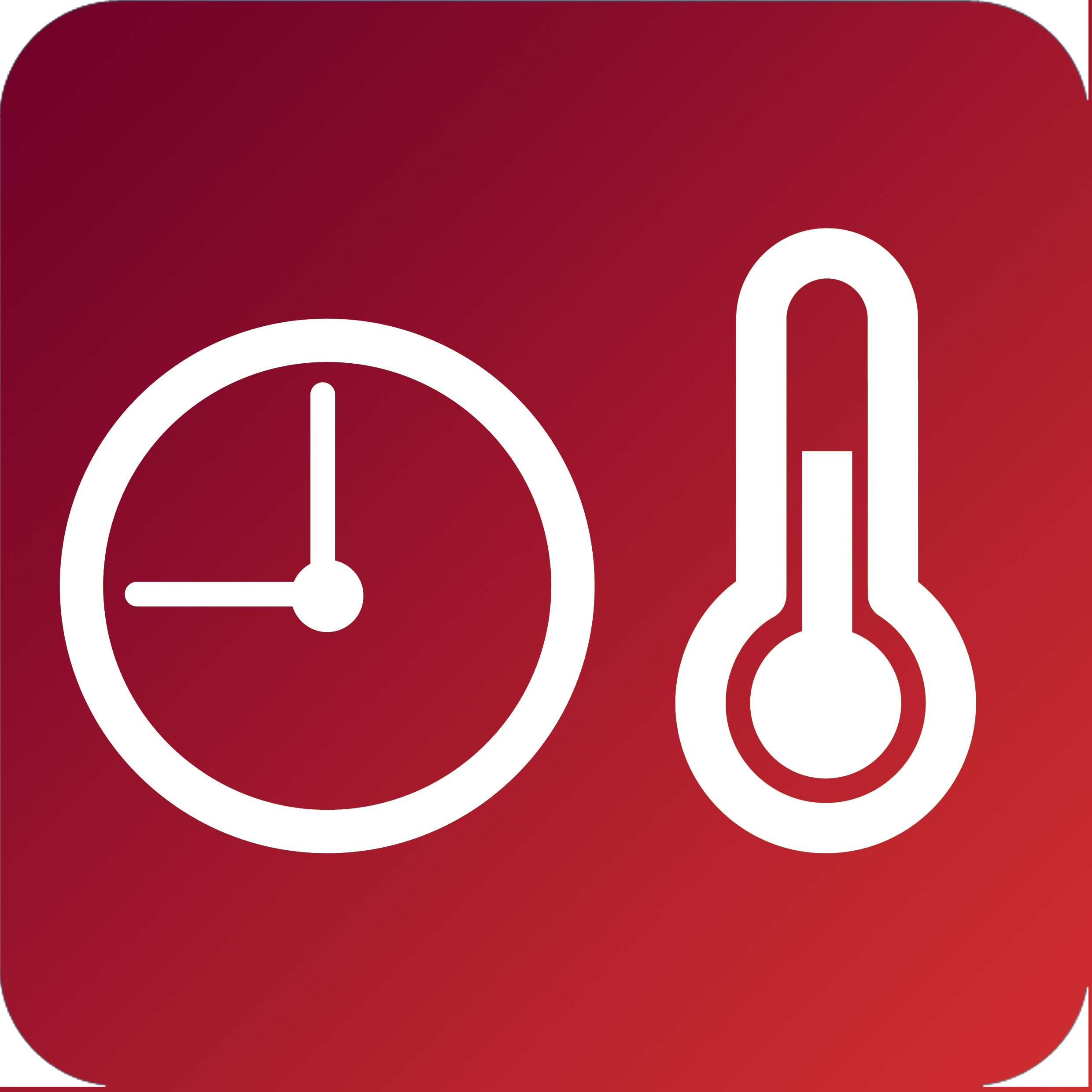 時間と温度を簡単にコントロールできるデジタルスクリーン