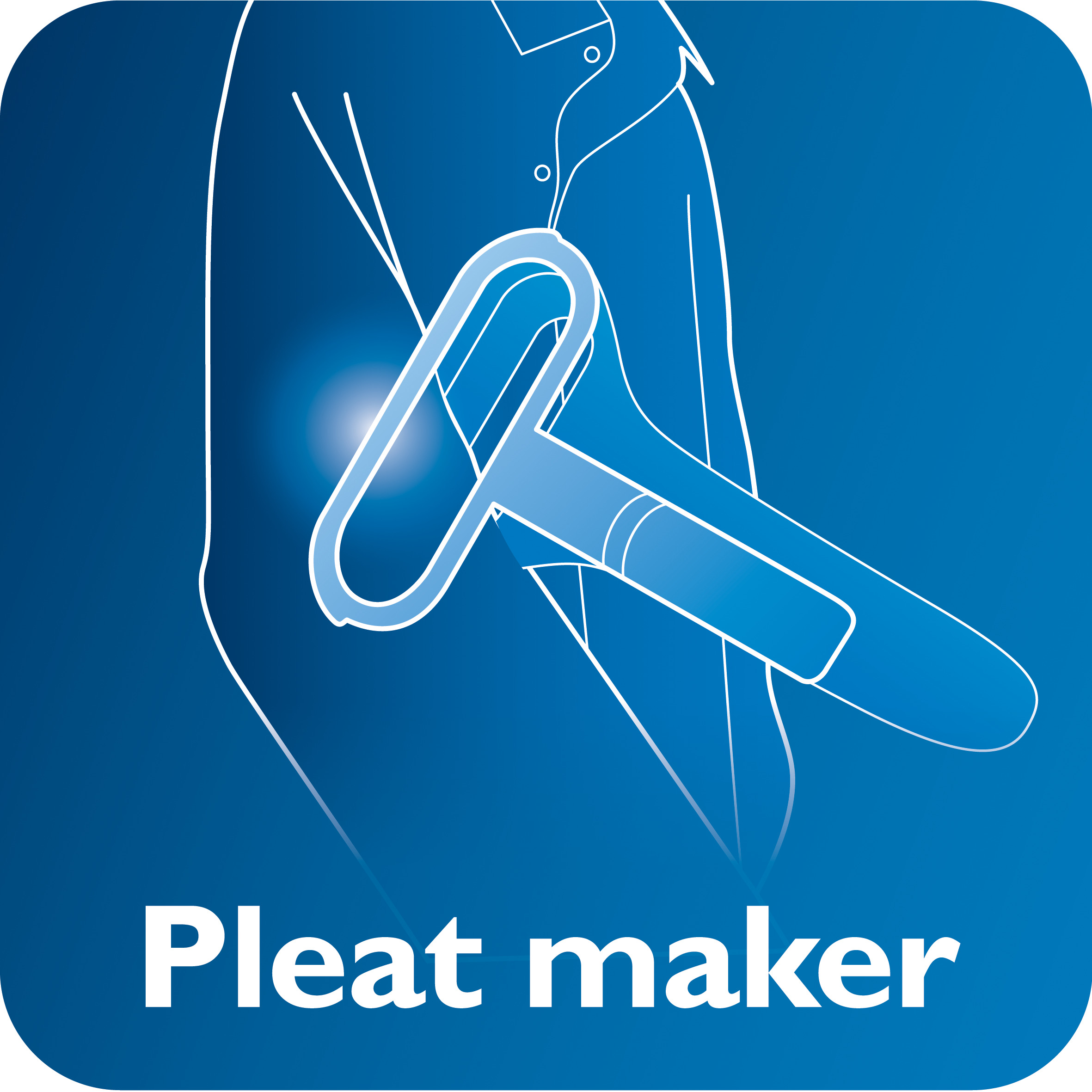 Des plis impeccables facilement gr&acirc;ce &agrave; l'accessoire pour plis