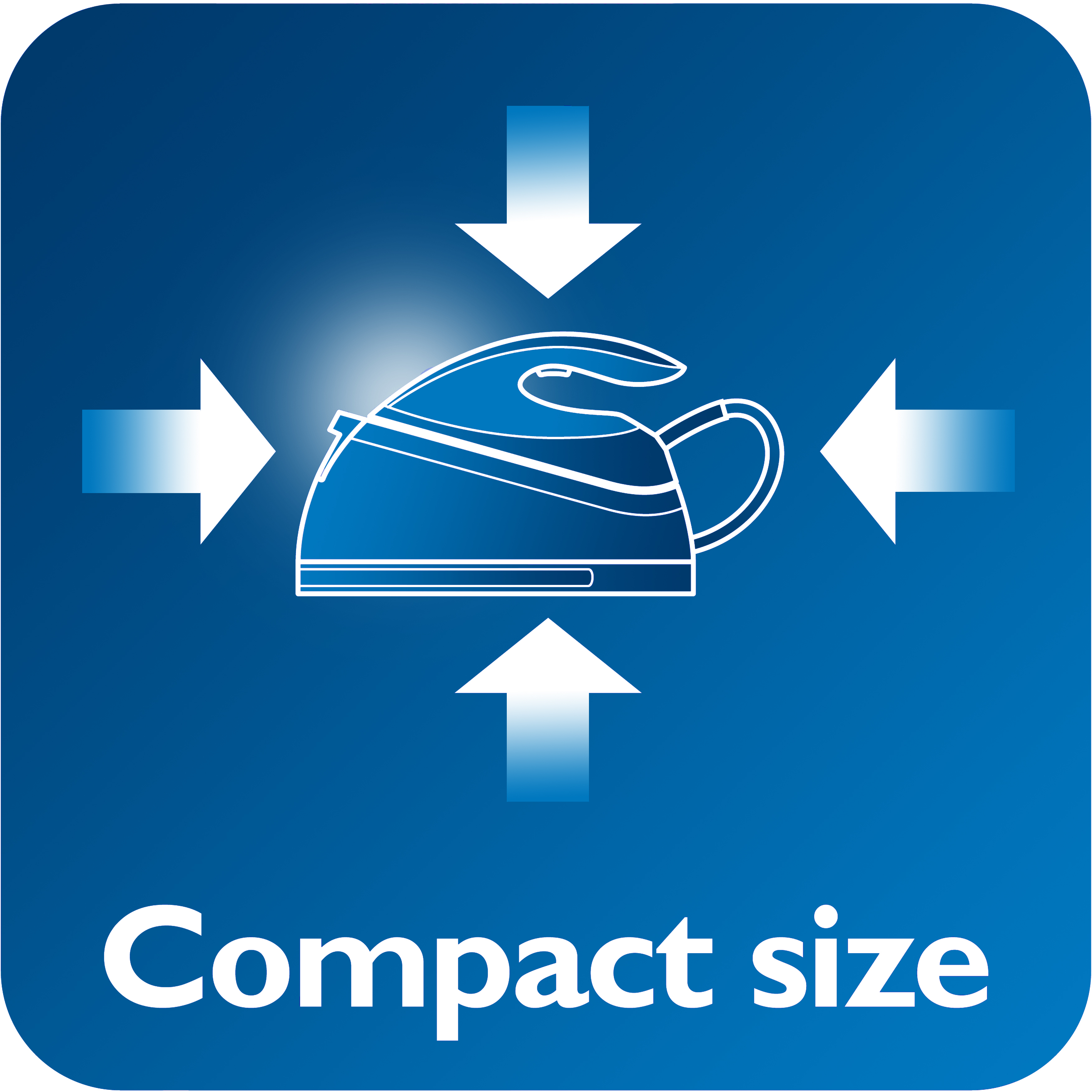 Compact size and light weight for easy storage